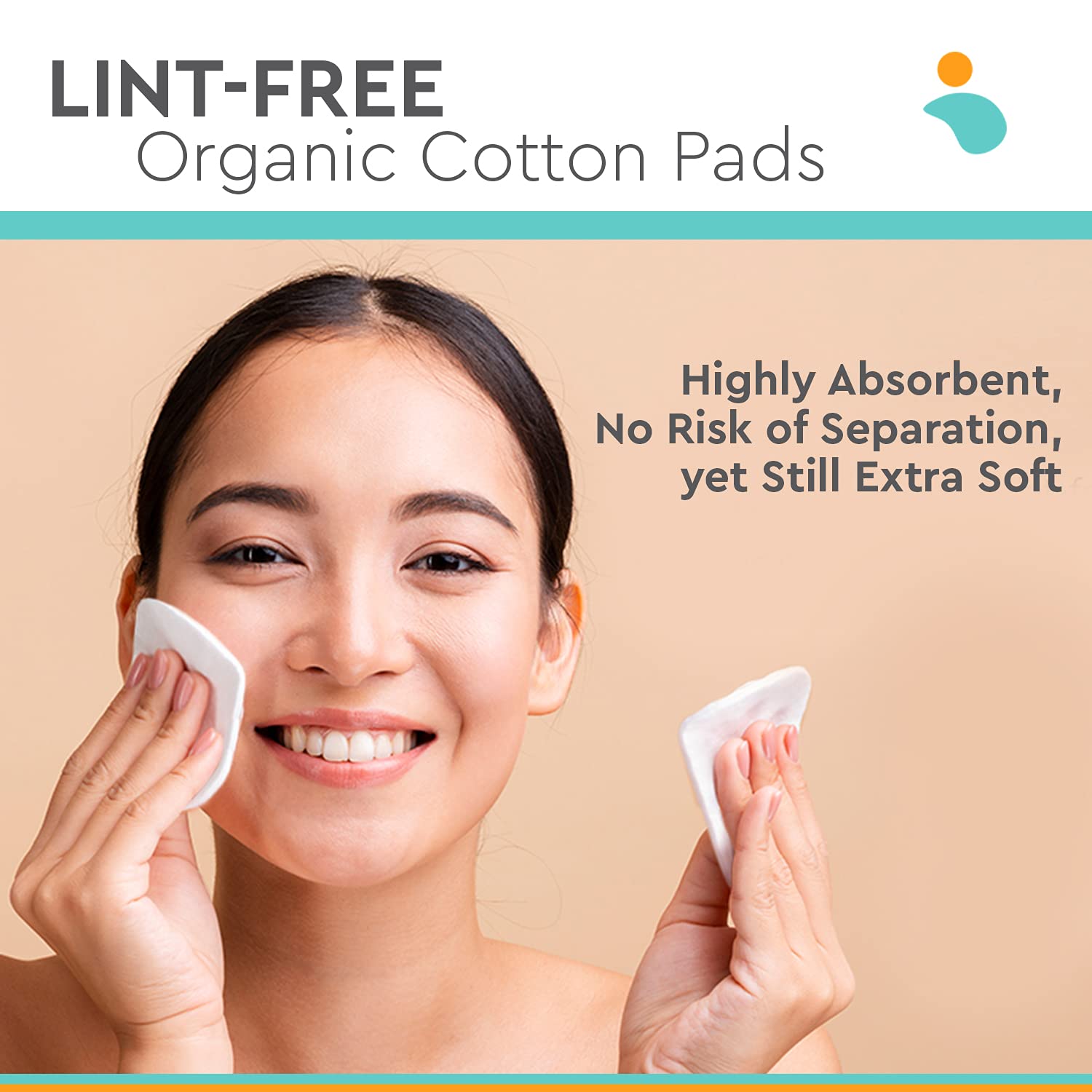 Cotton Rounds & Pads (240 Count (Pack Of 3), Extra Large & Pressed)