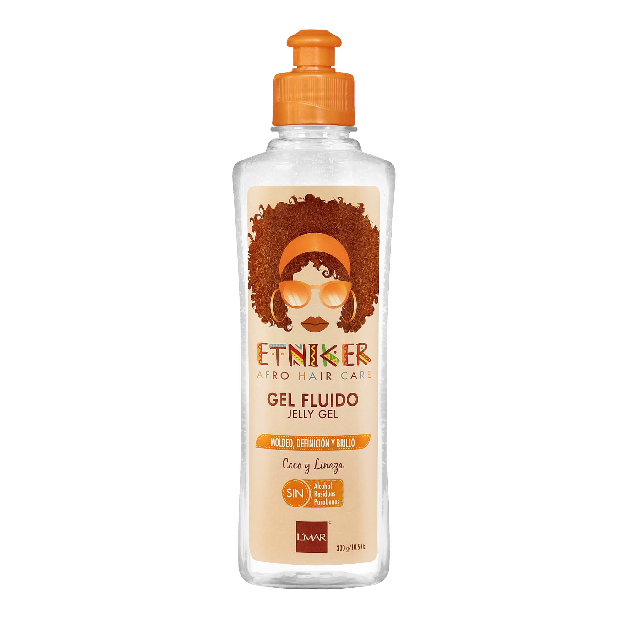 ETNIKER Jelly Gel | Afro-textured, Curly & Wavy hair | Sculpt, Define & Control | Coconut & Flaxseed | Free from Silicones, Mine
