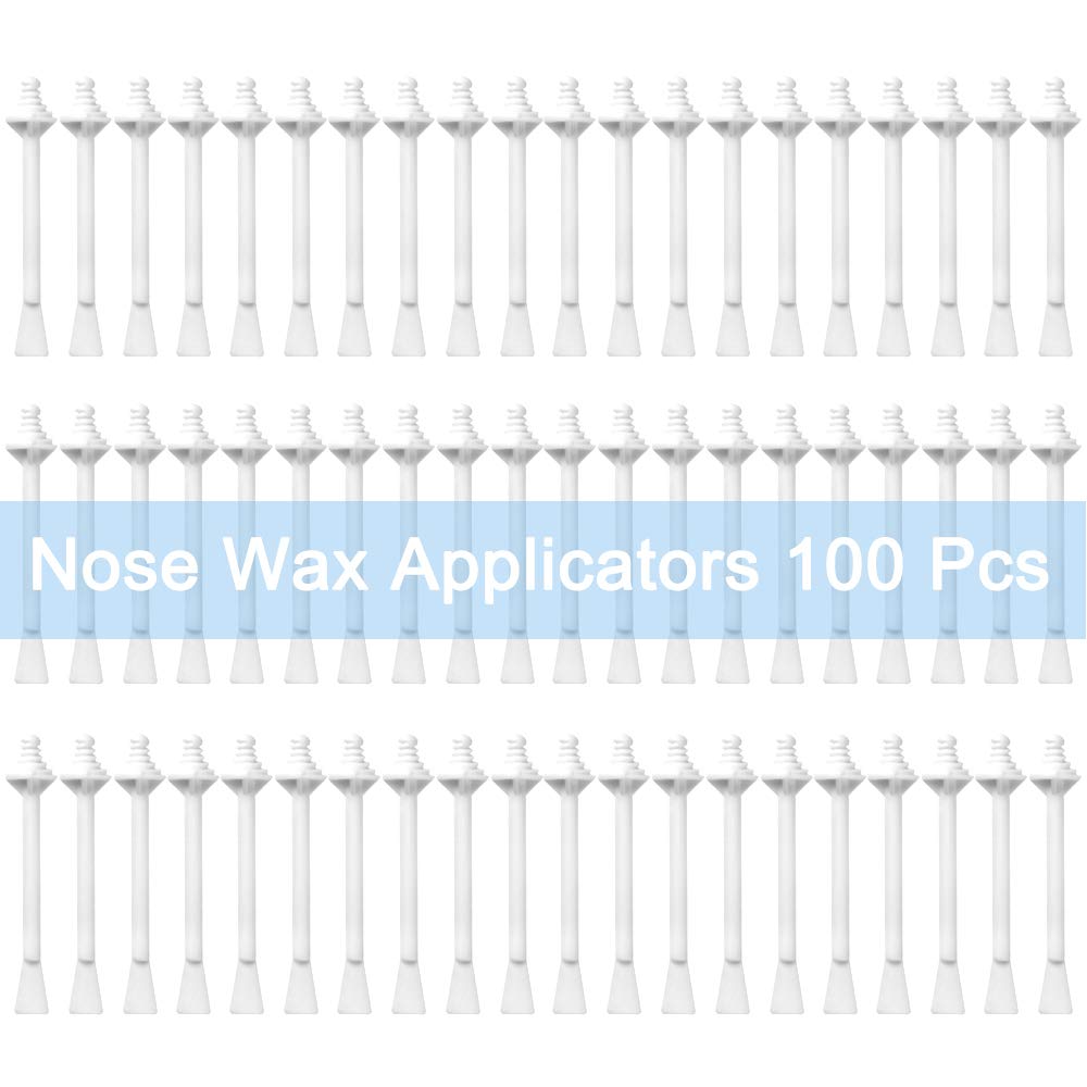 Oakeer 100 Pcs Nasal And Ear Cleaning Applicators: Wax Sticks For Hair Removal