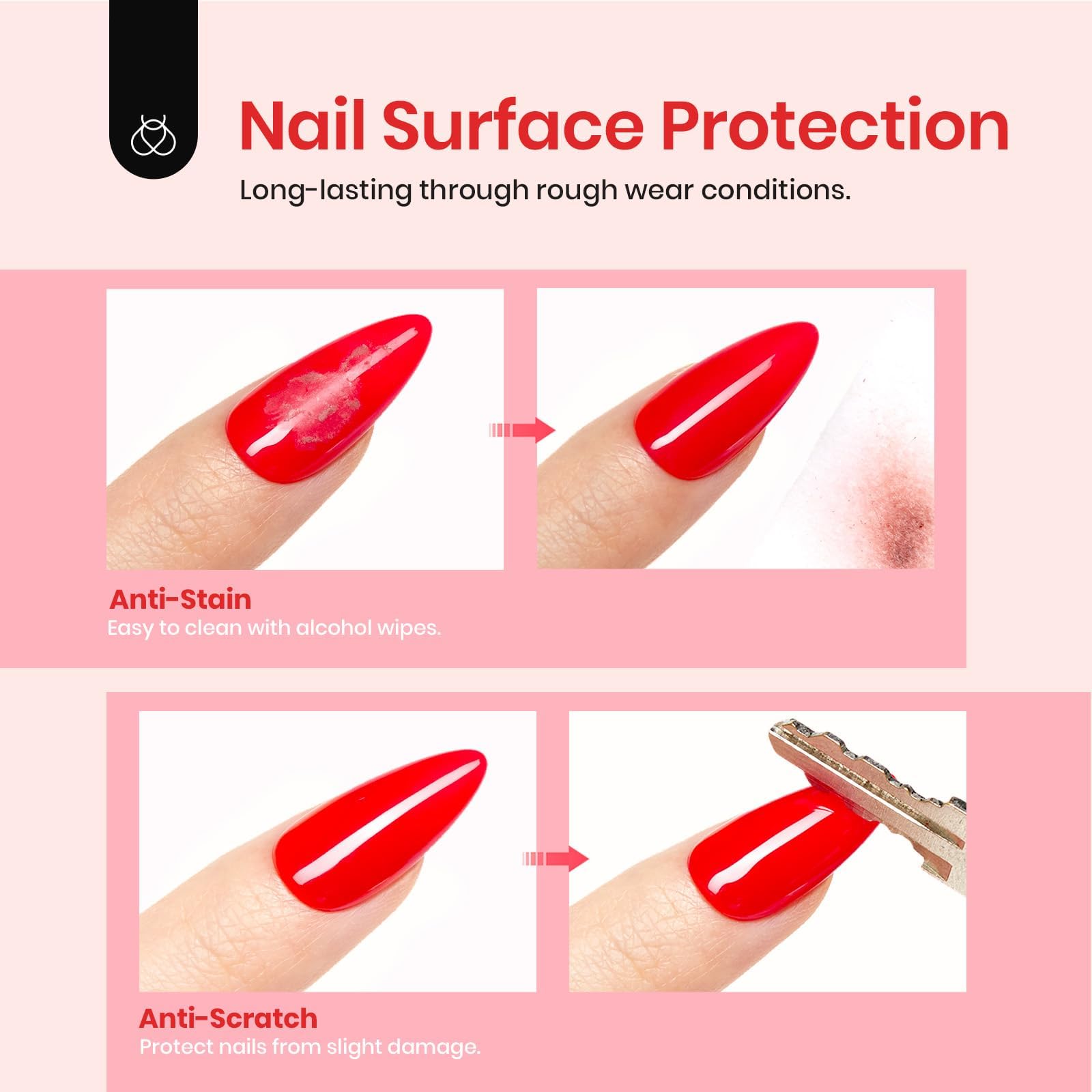 Beetles Gel Polish No Wipe Gel Top Coat - 15Ml Clear Glossy Top Coat Gel Nail Polish High Shine Long Lasting Nail Manicure For W