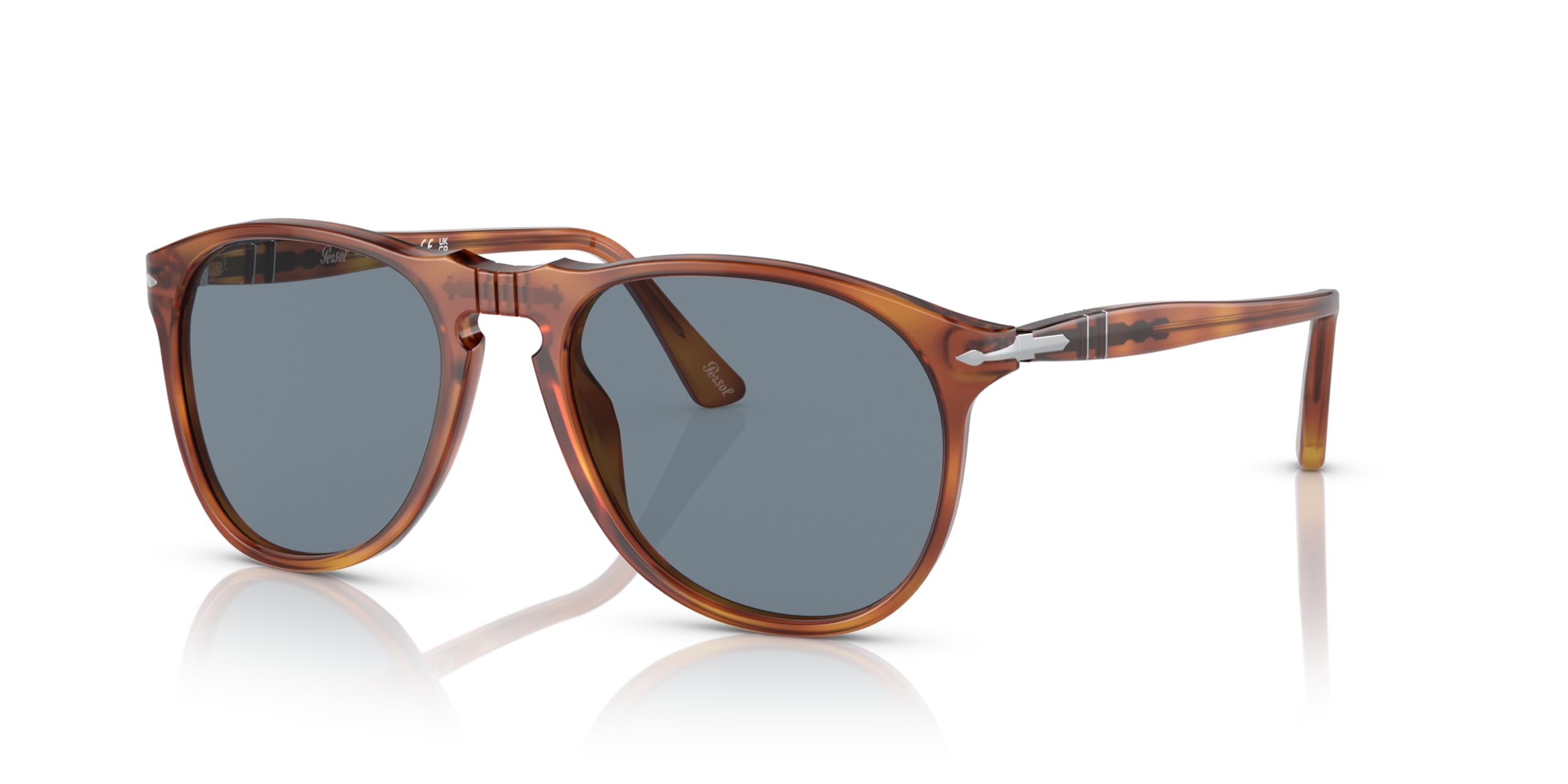 Persol Po9649S 96-56 - Terra Di Siena-Blue By Persol For Men - 52-18-145 Mm Sunglasses
