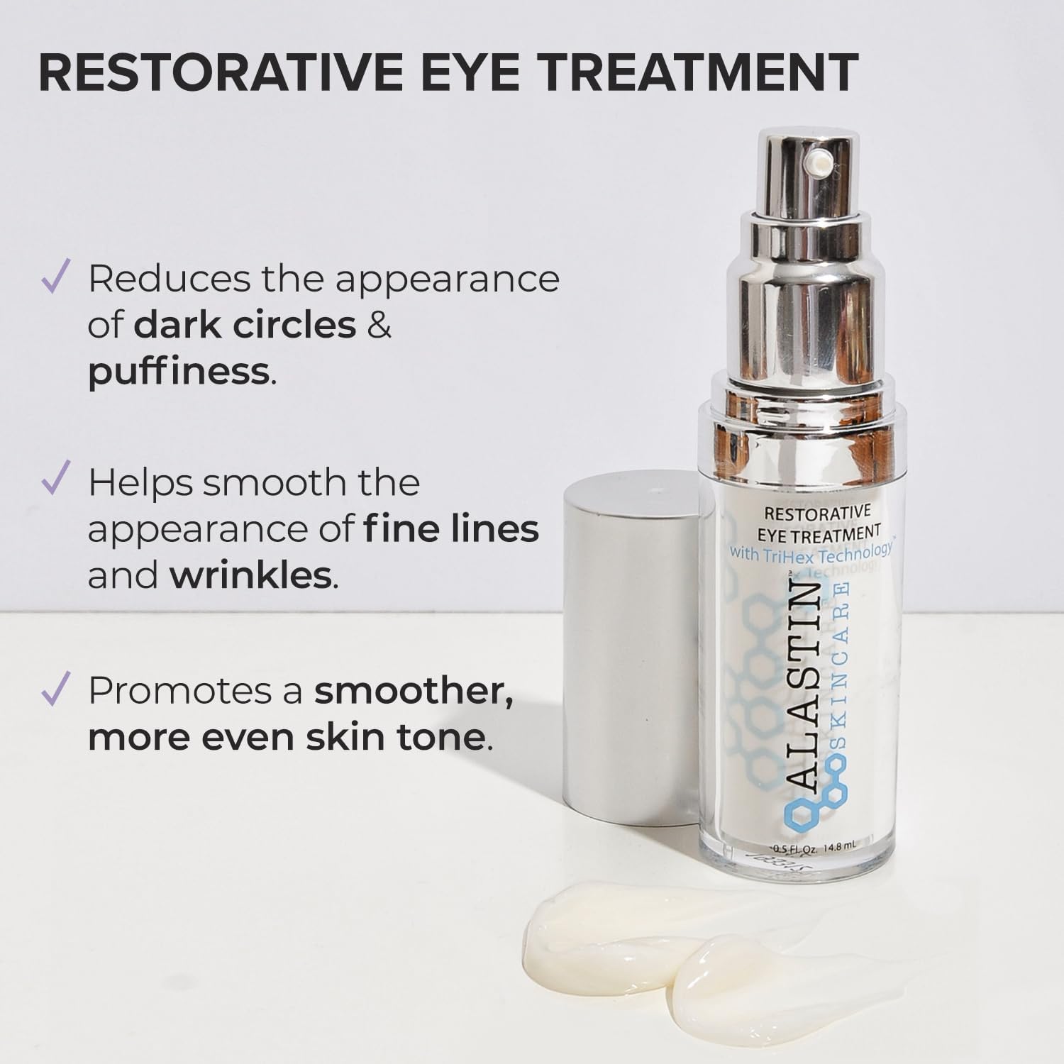 Alastin Skincare Restorative Eye Treatment (0.5 Oz) | Anti-Aging Eye Cream | Helps Reduce Dark Circles & Puffiness | Firming & H