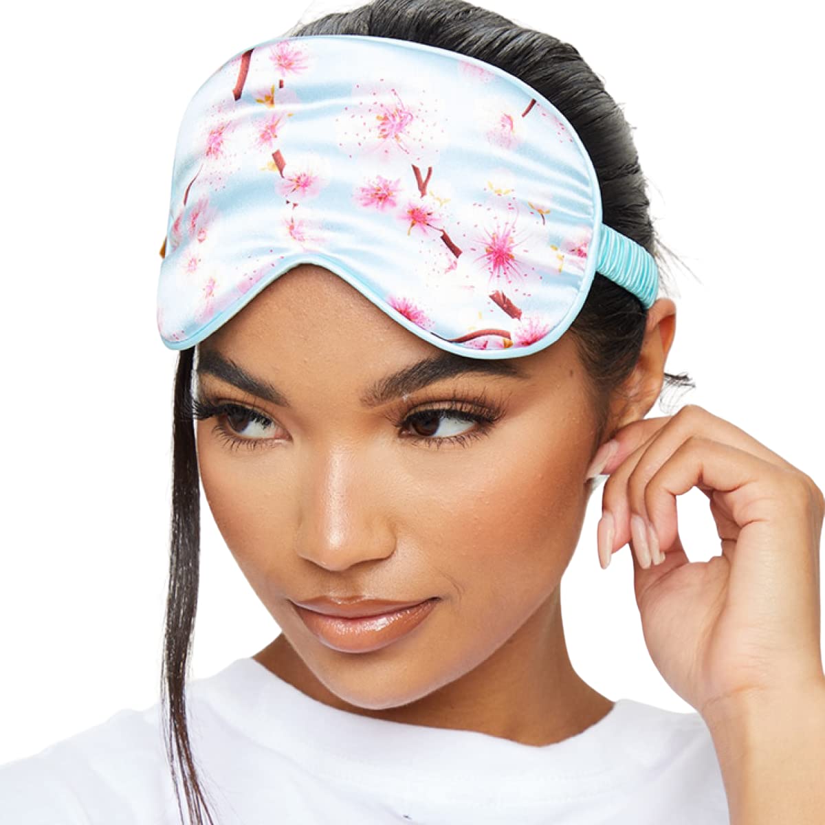 SMUG Satin Sleep Mask & Eye Mask | Travel Sleep Masks for Women & Men | Soft Sleeping Eye Mask to Nourish Skin & Reduce Dark Cir