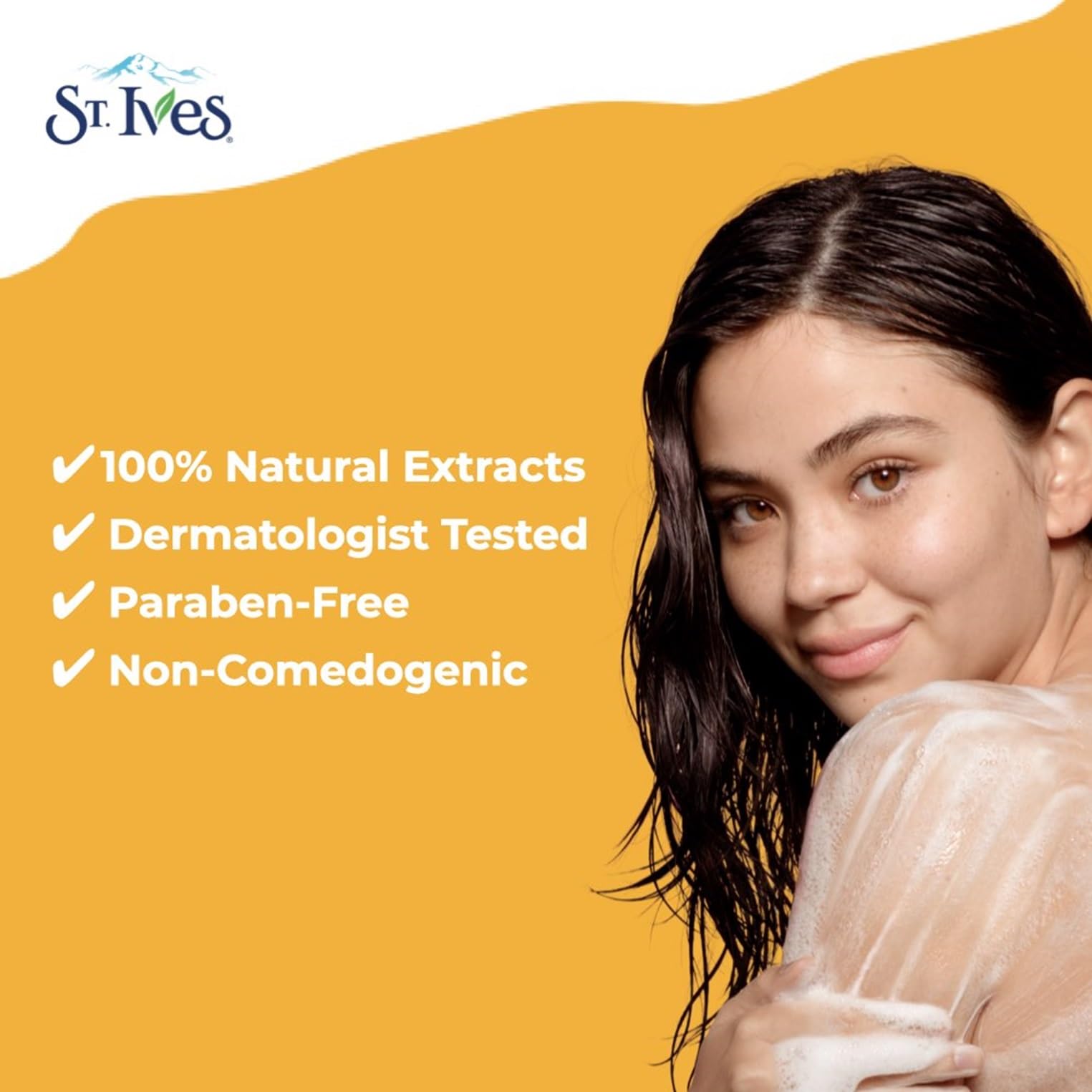 St. Ives Body Wash Refreshing Cleanser Rose Water & Aloe Vera Made With Plant-Based Cleansers & 100% Natural Extracts 16 Oz