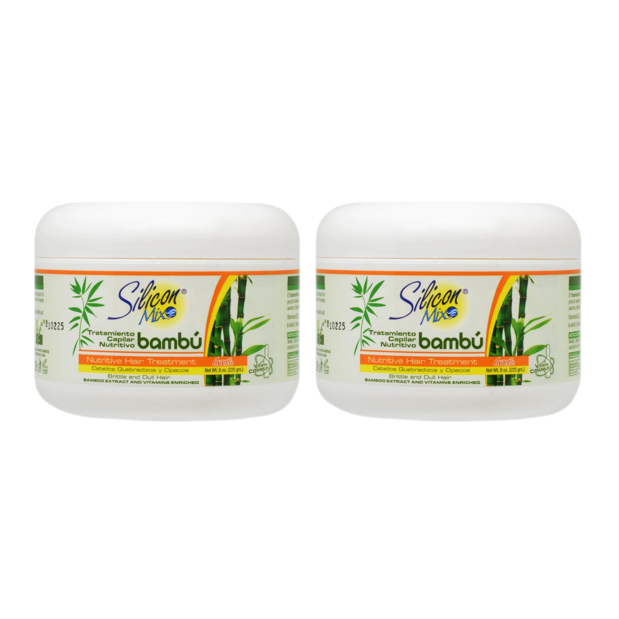 Silicon Mix Bambu Hair Treatment 8oz ''Pack of 2'' by Silicon Mix