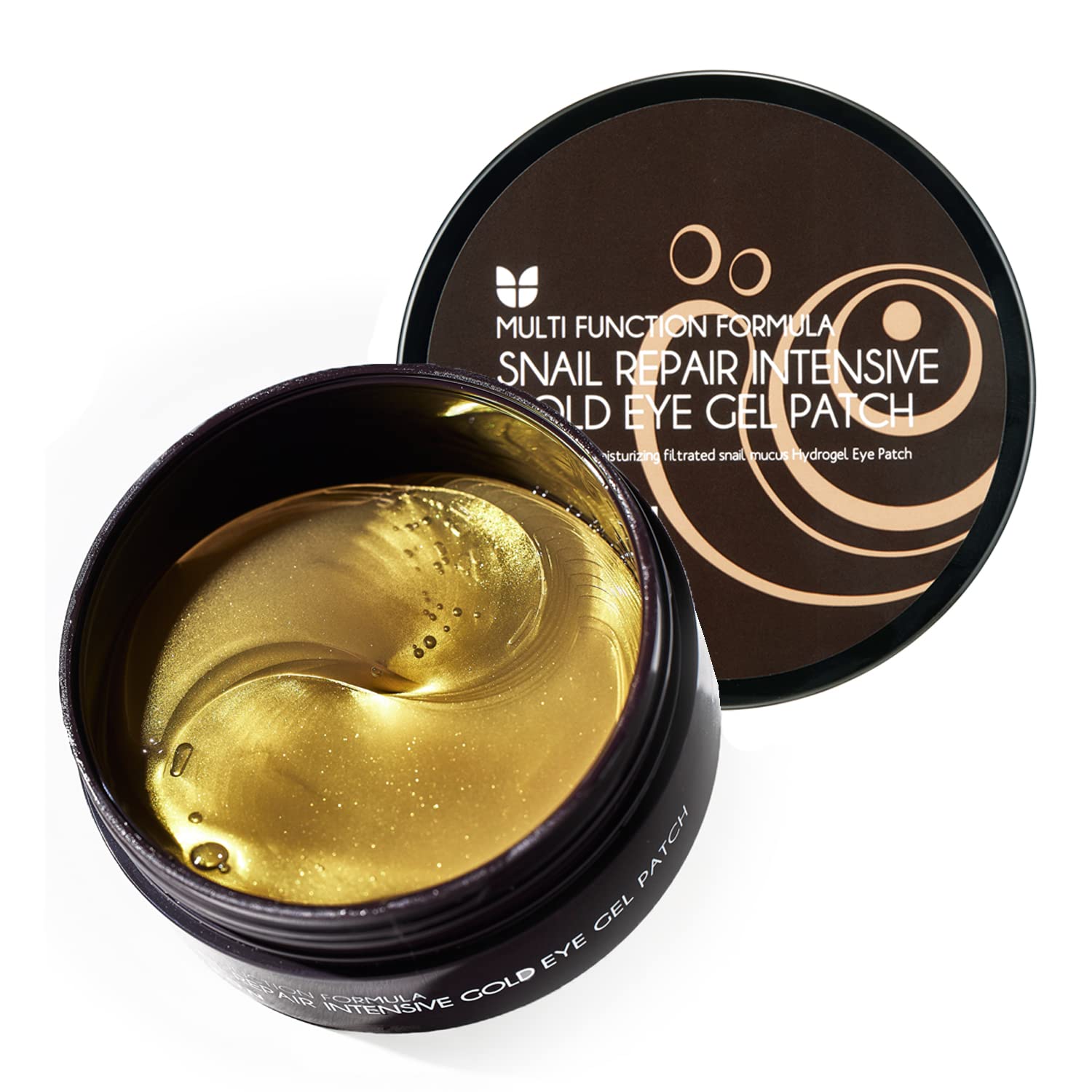 Mizon 24K Gold And Snail Hydrogel Patches (30 Pairs) For Puffy Eyes, Dark Circles, Under Eye Bags, Anti-Wrinkle, Moisturizing