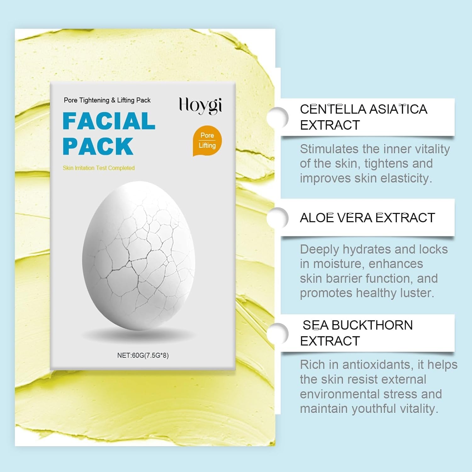 Zombie Facial Mask, Zombie Pack Face Mask, Zombie Mask Skin Care, Hydrating Skincare Face Mask For Smooth Skin Repair, Korean Fi