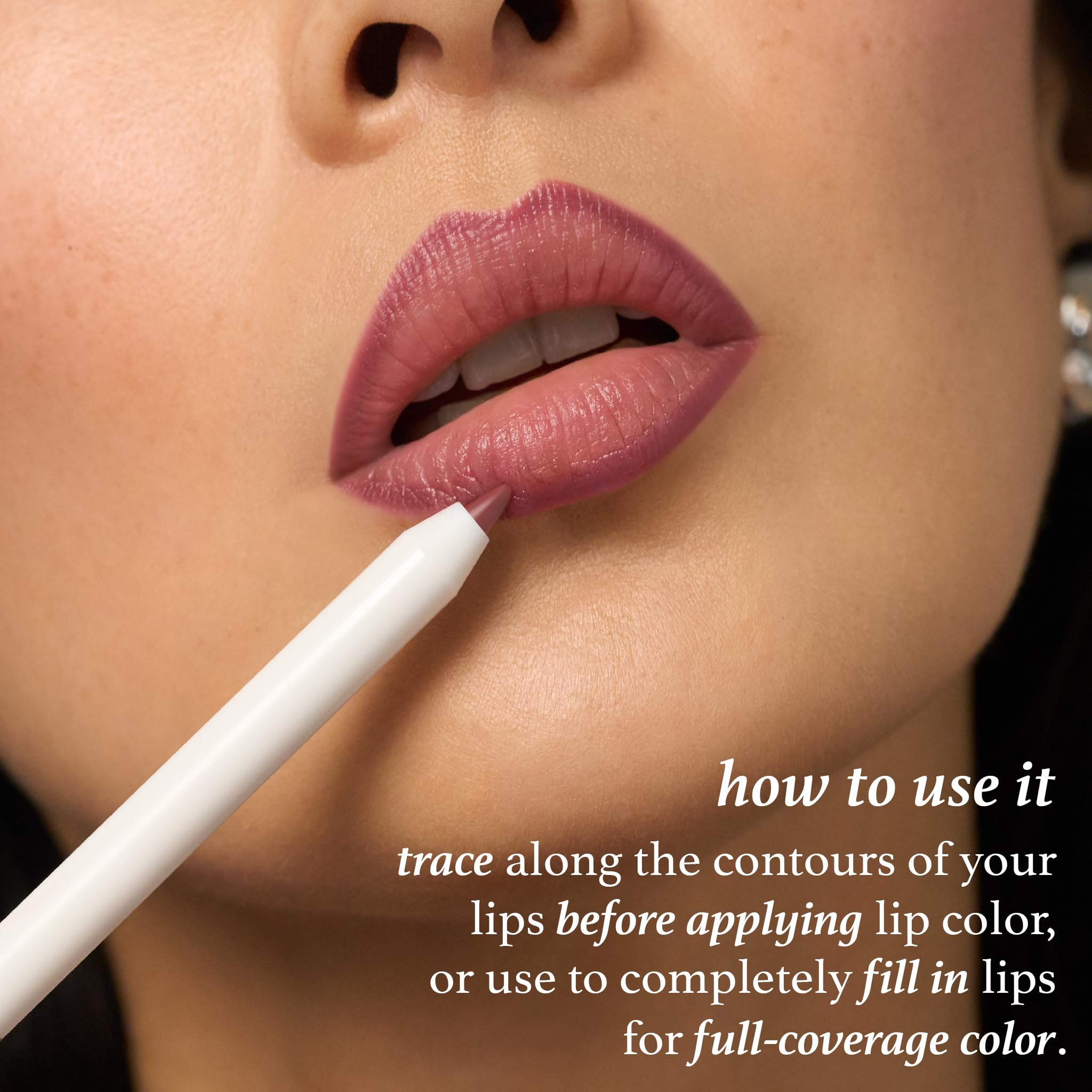 Julep With A Trace Retractable Creamy Long-Lasting Lip Liner, Clear As Day
