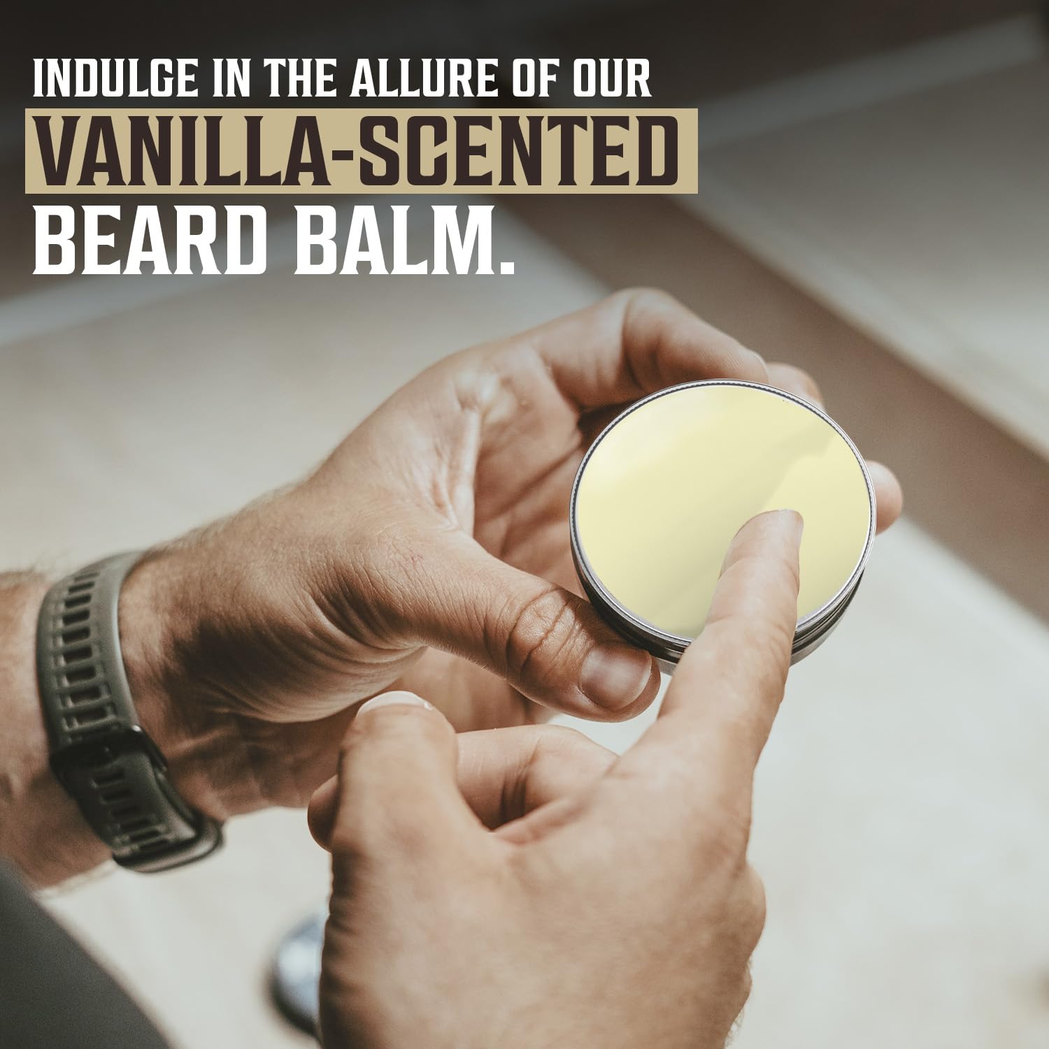 Viking Revolution Spiced Vanilla Beard Balm - Beard Butter With Argan Oil, Beard Softener For Men With Jojoba Oil - Beard Moistu