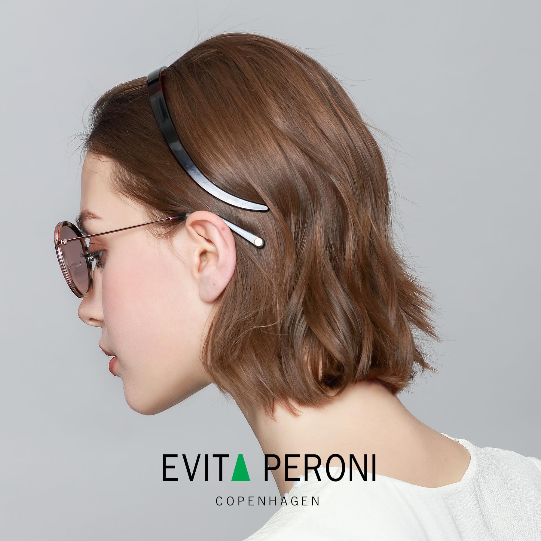 Evita Peroni Hair Bands - Designed For Eyewear, No Pressure, No Headache, Comfortable Non-Slip Thin Fashion Headbands For Women'