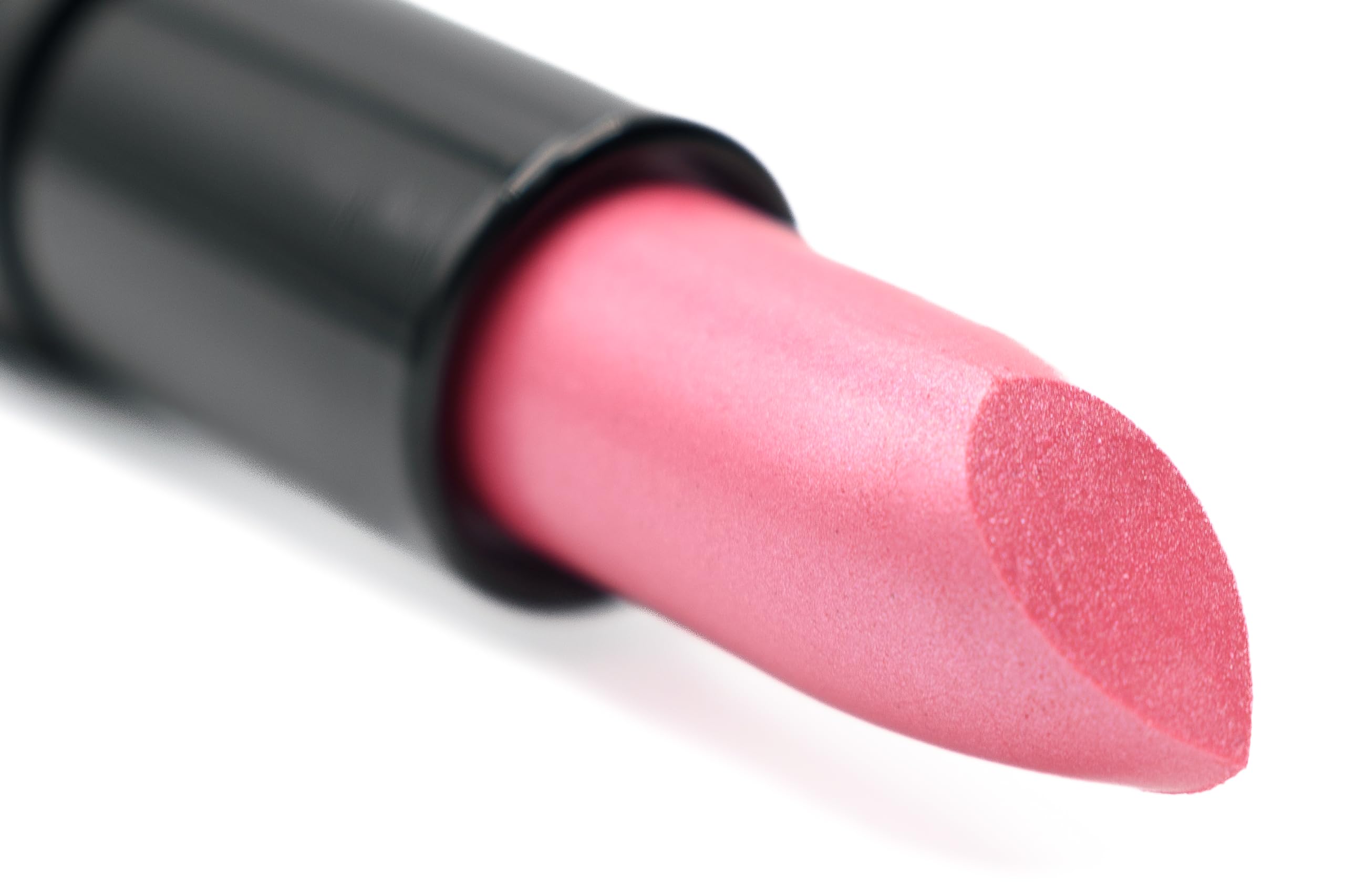 Pure Ziva Crystal Rose Medium Warm Pink Satin Lipstick Color Moisturizing Paraben Free, No Animal Testing & Cruelty Free Lip Mak