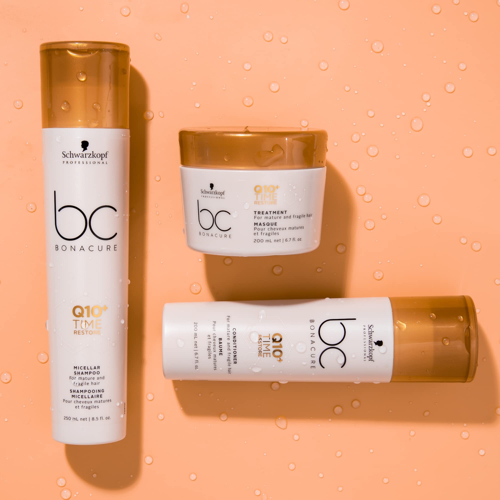 Schwarzkopf Bc Bonacure Time Restore Conditioner, Clear, 33.81 Fl Oz