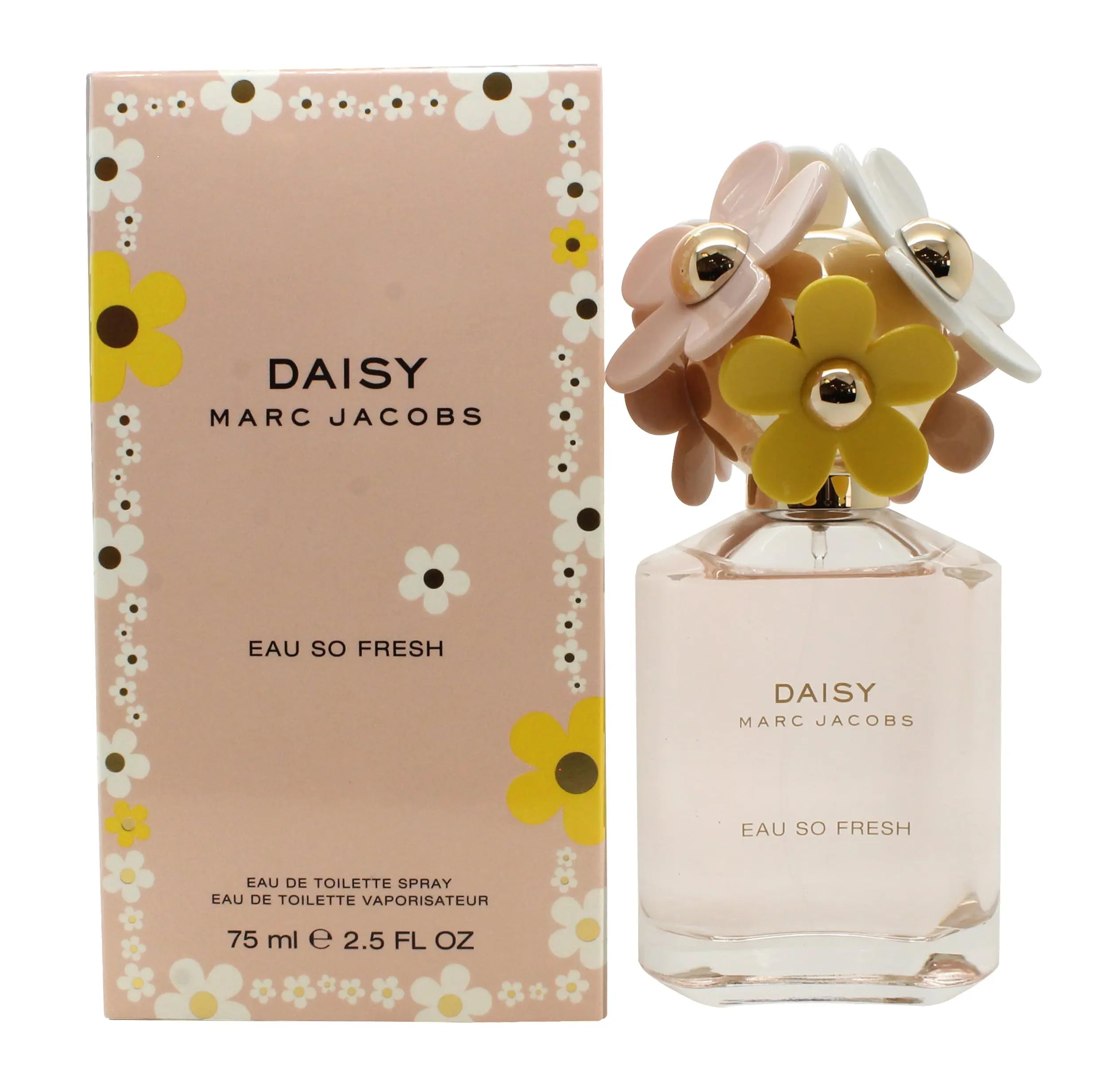 Marc Jacobs Daisy Eau So Fresh Eau de Toilette Spray for Women, 2.5 oz, Multicolor - Floral Fragrance, Fresh & Light Scent