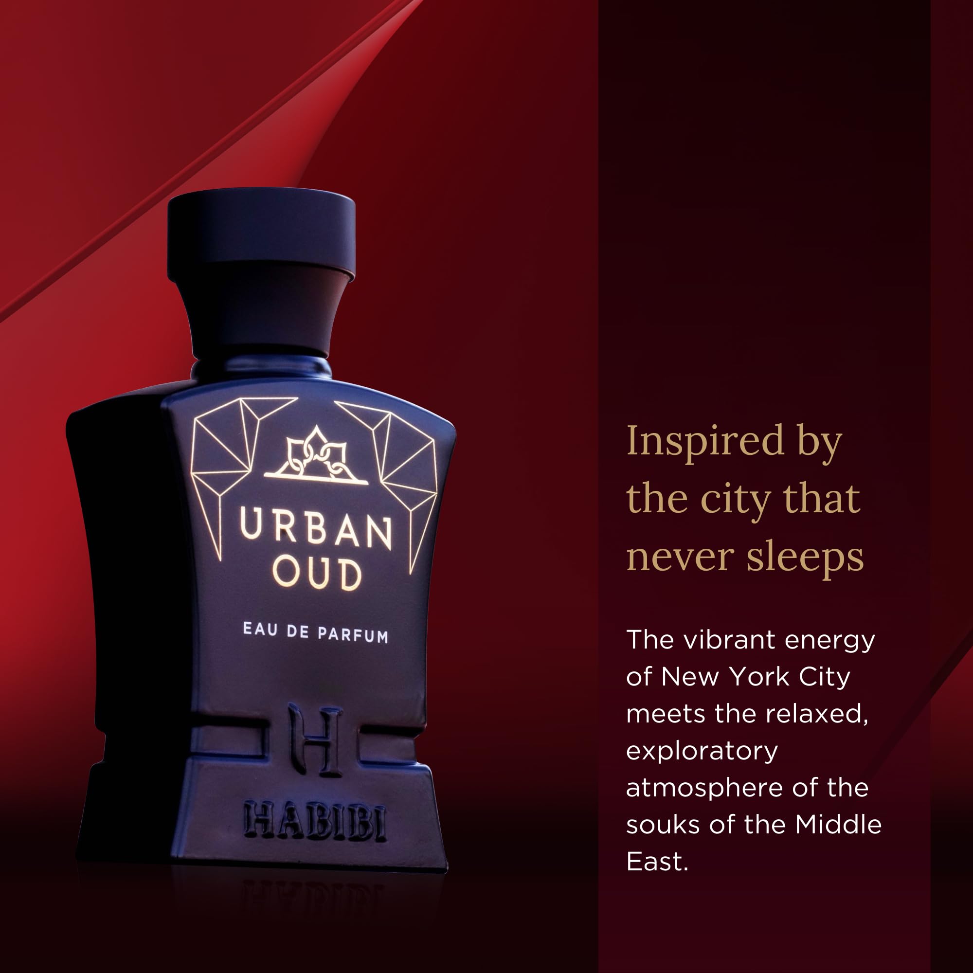 H Habibi Urban Oud Arabian Fragrance For Men, Elixir Edition - Woody Oud & Citrus Cologne For Men - Rich & Addictive Luxury Nich
