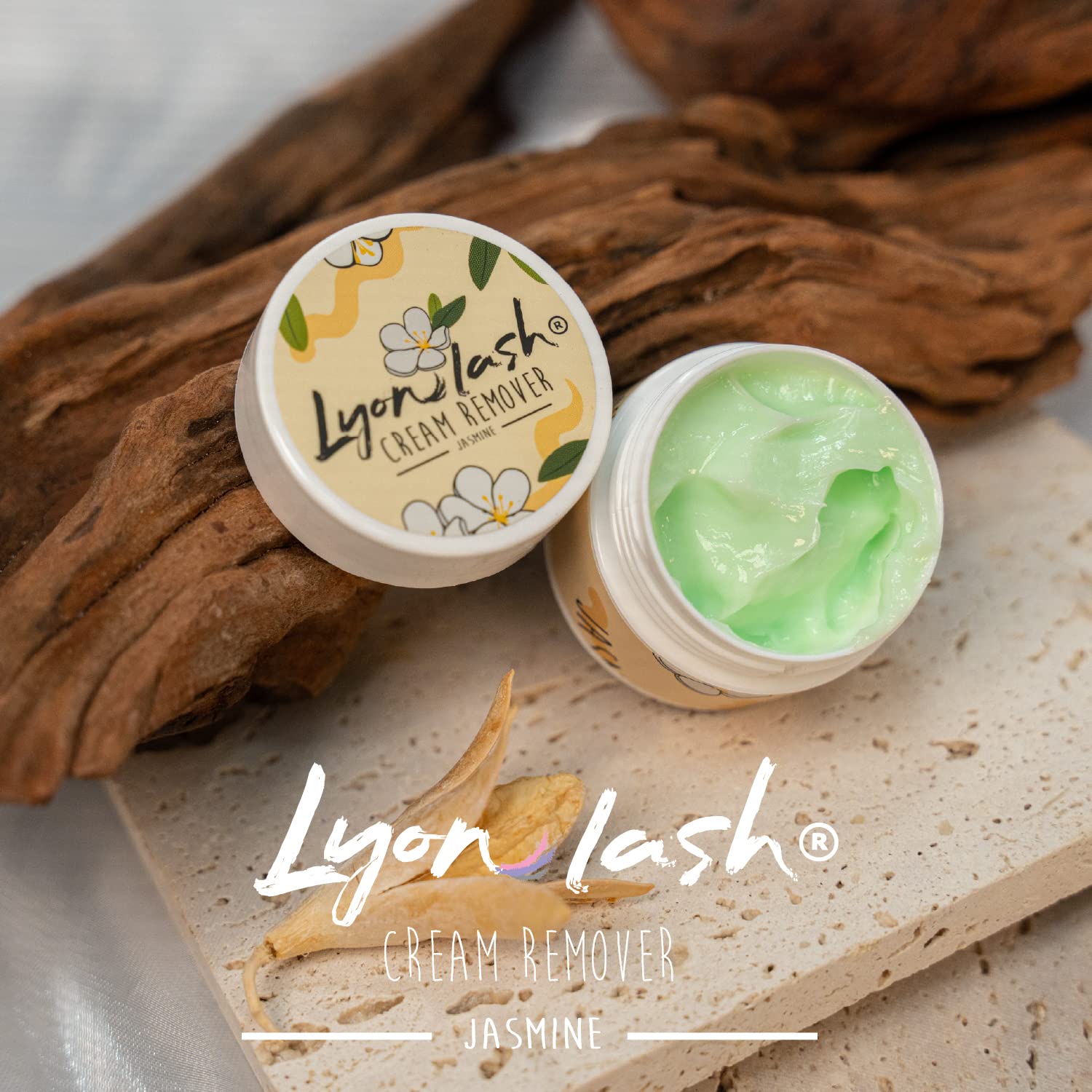 Lyonlash Pro Gentle Cream Remover 15G 0.51Fl. Oz | Removes Eyelash Extension Glue Effectively| Low Irritation For Sensitive Skin