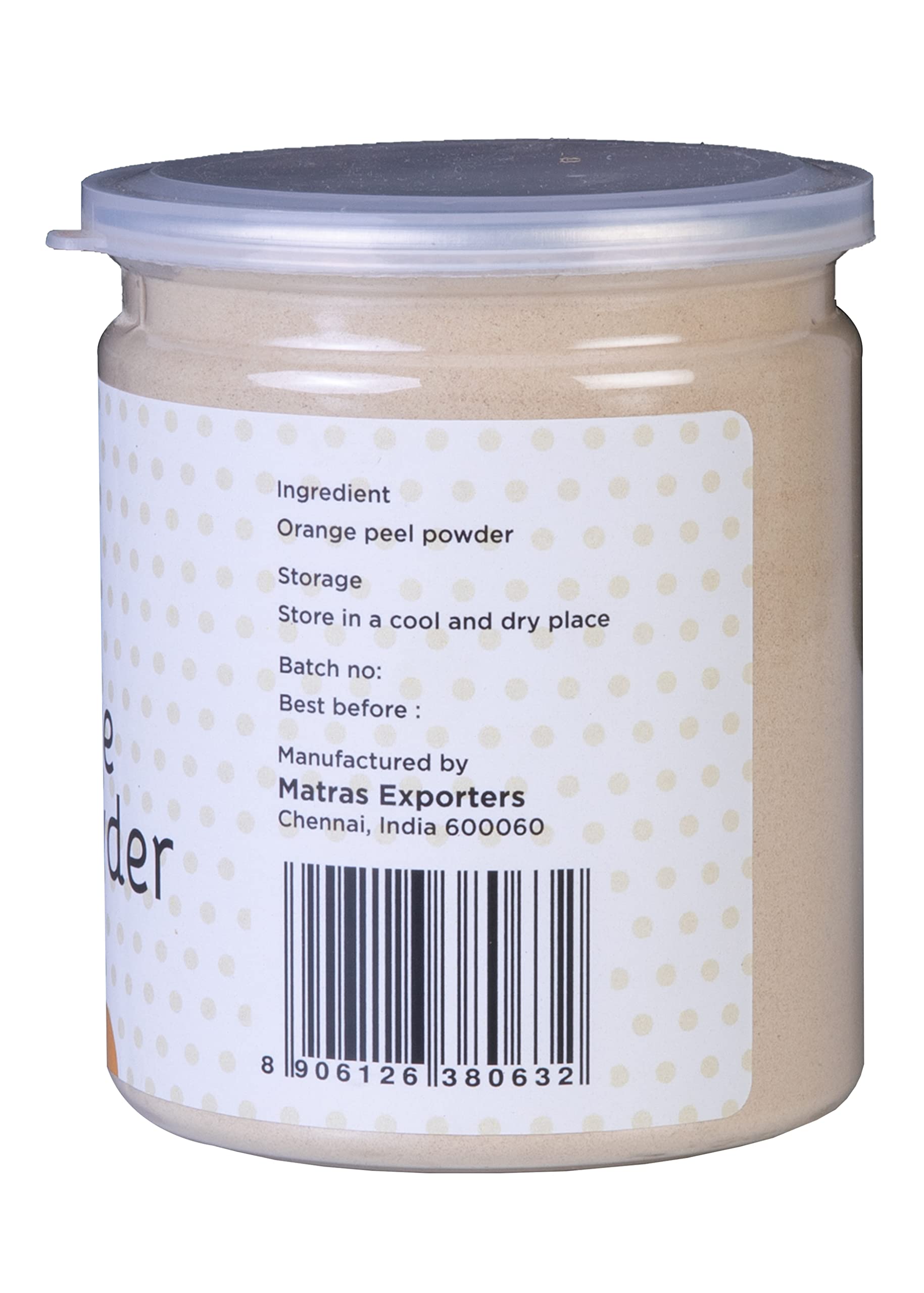 Orange Peel Powder 8 Oz (227 Grams) | 100% Natural Care For Acne, Tan & Blackheads | Effective Diy Face Mask Ingredient | Rich I