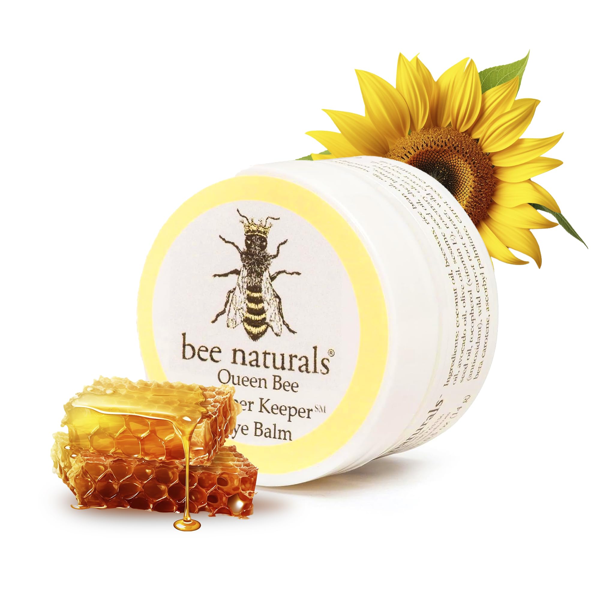 Queen's Best Eye Balm Peeper Keeper - Natural Eyelid Cream with Vitamin E & 10 Oils - Reduces Crow's Feet, Wrinkles & Fine Lines