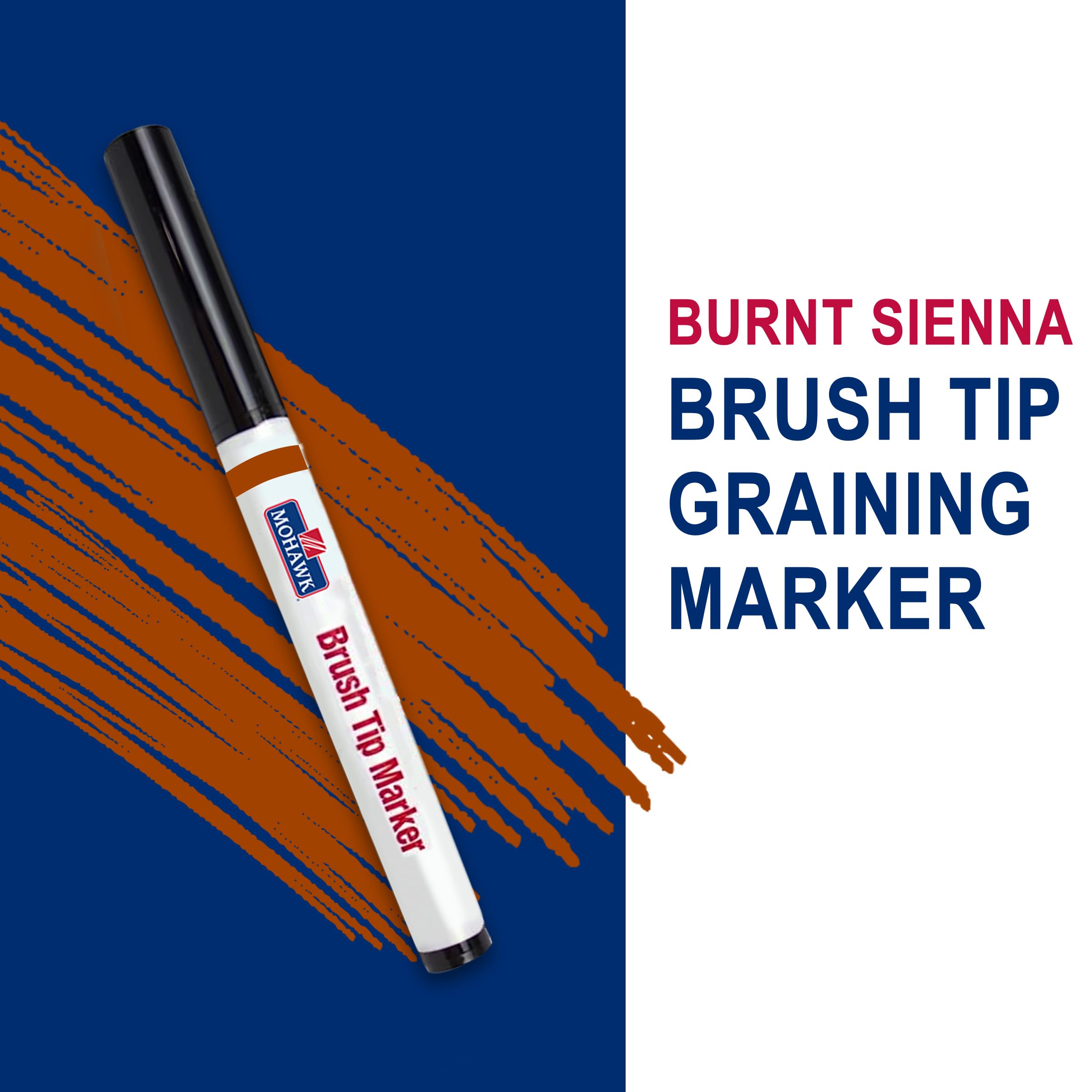 Mohawk Finishing Products Wood Stain Brush Tip Marker, Burnt Sienna M265-2010, 1 Count