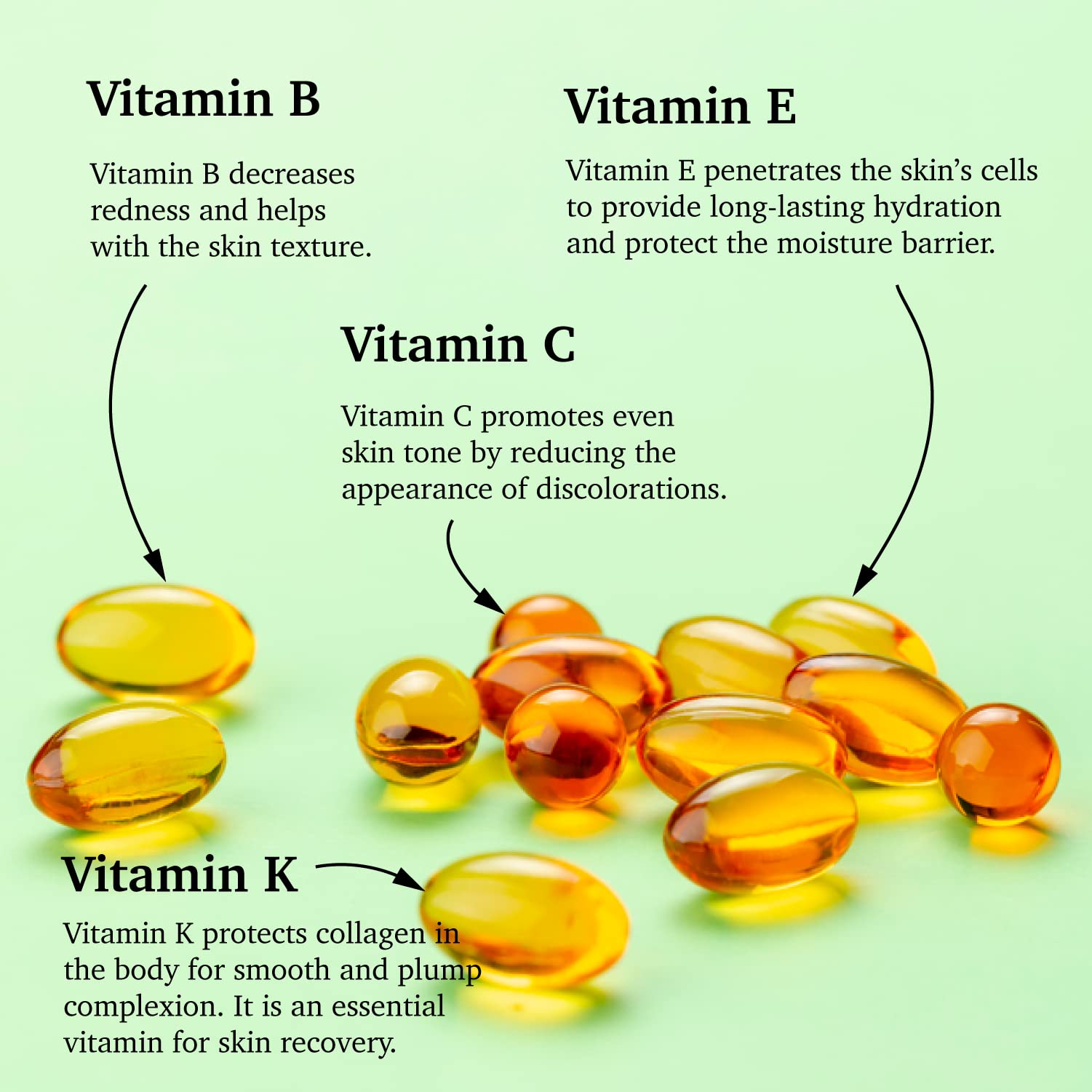 Made In Usa Natural Multi Vitamin Facial Serum For Retexturizing Glowing Healthy Face Skin Antioxidants With Vitamin B C E K Con