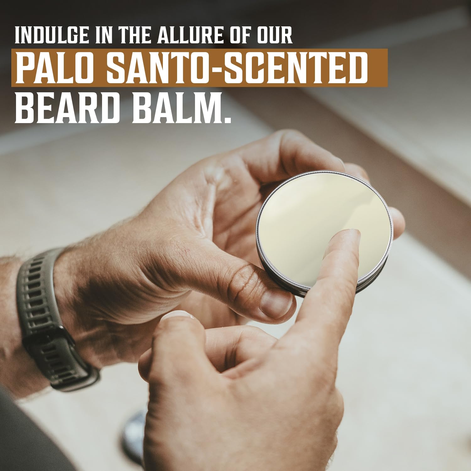 Viking Revolution Palo Santo Beard Balm For Men - Beard Butter For Men With Argan Oil And Jojoba Oil - Beard Softener And Beard