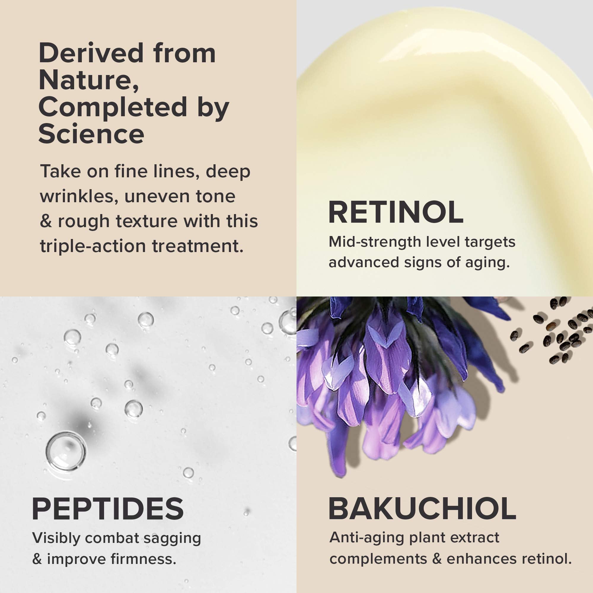 Paula's Choice CLINICAL 0.3% Retinol + 2% Bakuchiol Treatment, Anti-Aging Serum for Deep Wrinkles & Fine Lines, Fragrance-Free &