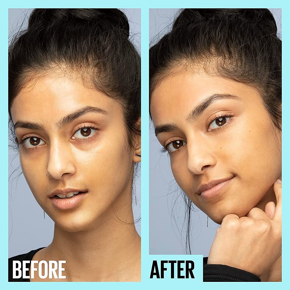 Maybelline Fit Me Matte + Poreless Mattifying Face Primer Makeup With Sunscreen, Broad Spectrum Spf 20, 16Hr Wear, Shine Control