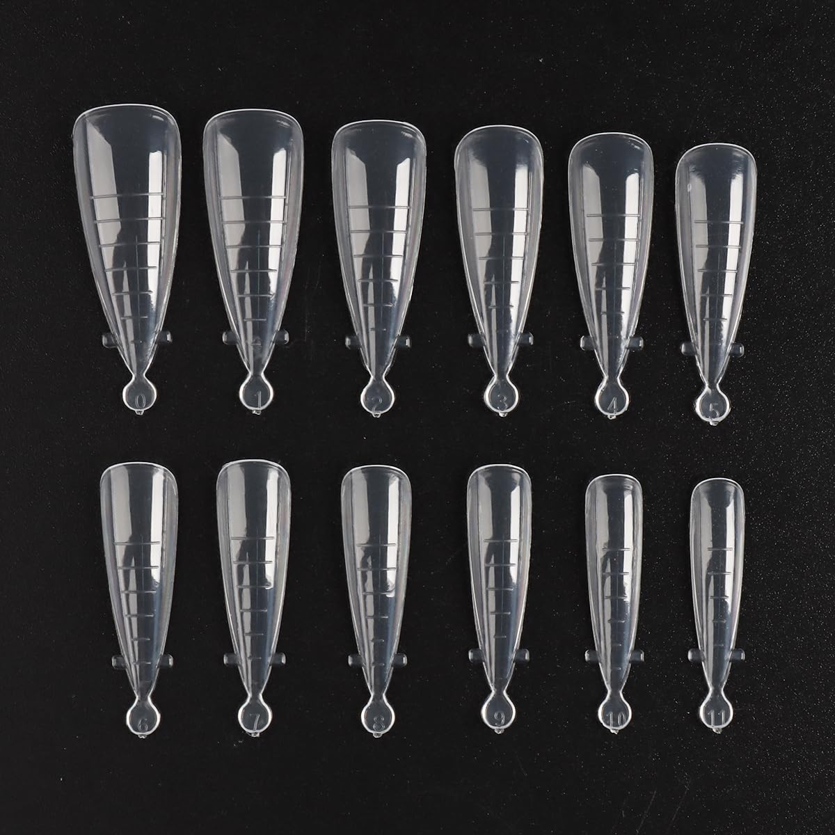 120Pcs Dual Nail Forms Set Full Cover Nail Extension Tips Coffin Almond False Nail Tips Acrylic Nail System Dual Forms With Sili