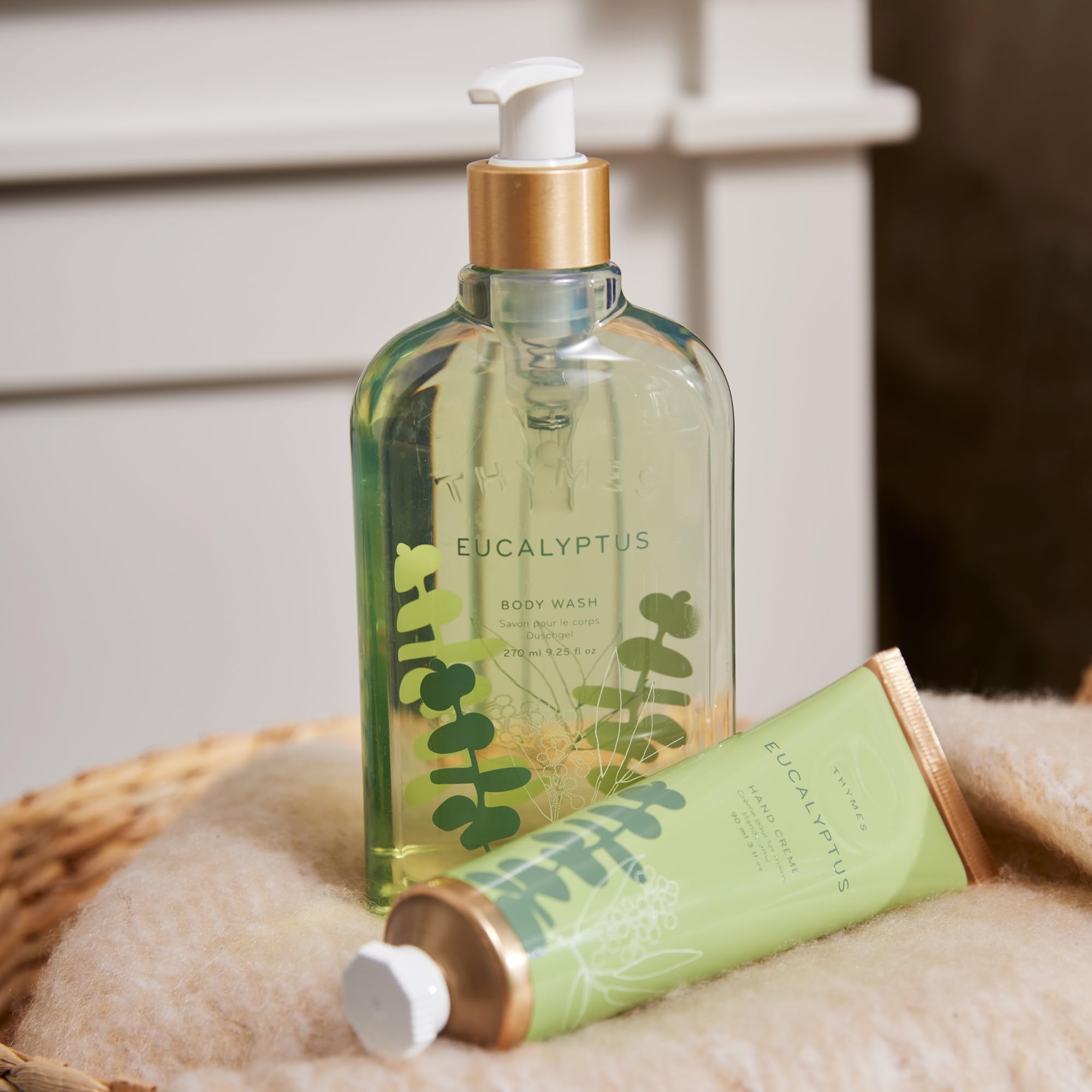 Thymes - Eucalyptus Body Wash - Luxury Shower Gel For Men & Women - 925 Oz