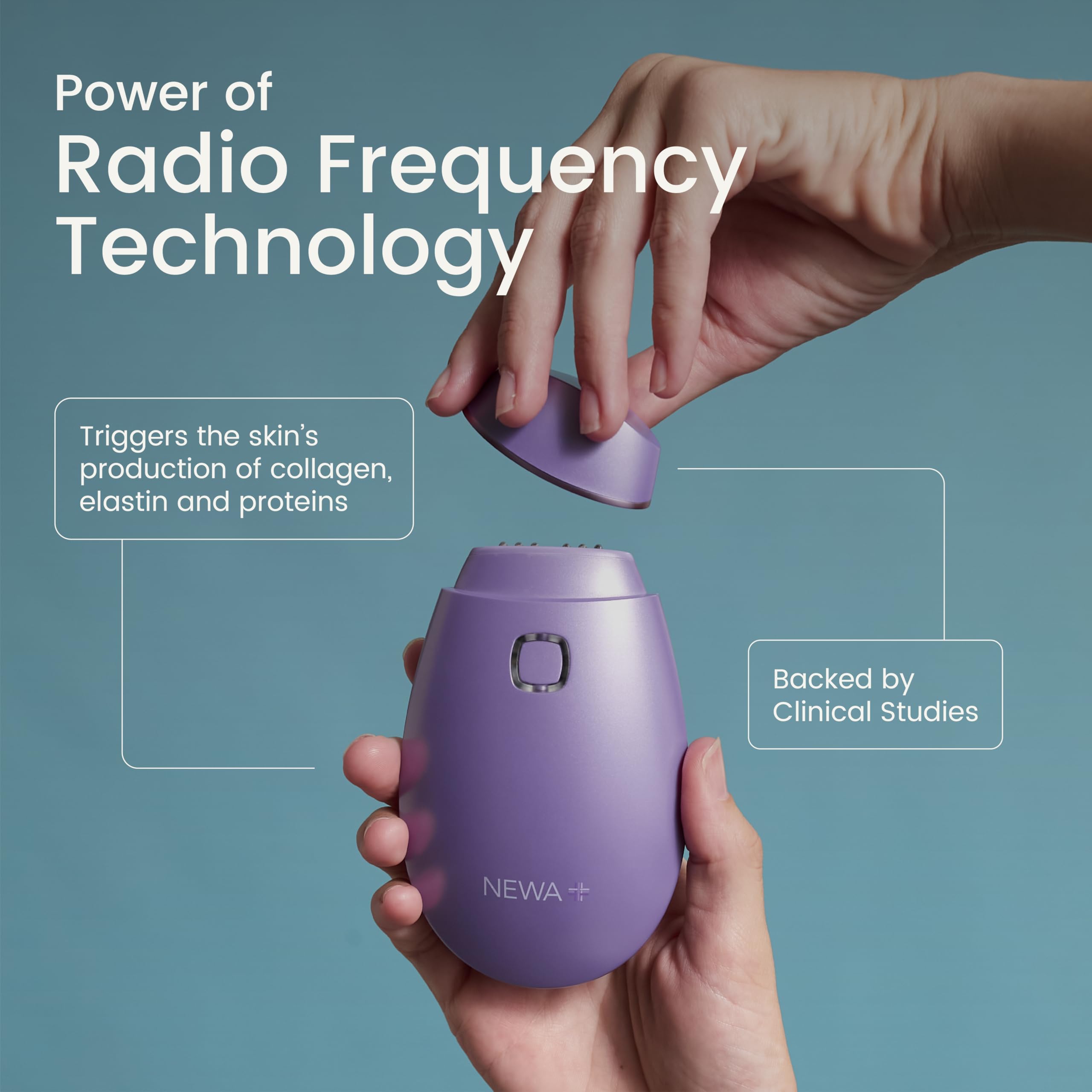 Newa Rf Wrinkle Reduction Device (Plug In) - Fda Cleared Skincare Tool For Facial Tightening. Boosts Collagen, Reduces Wrinkles.