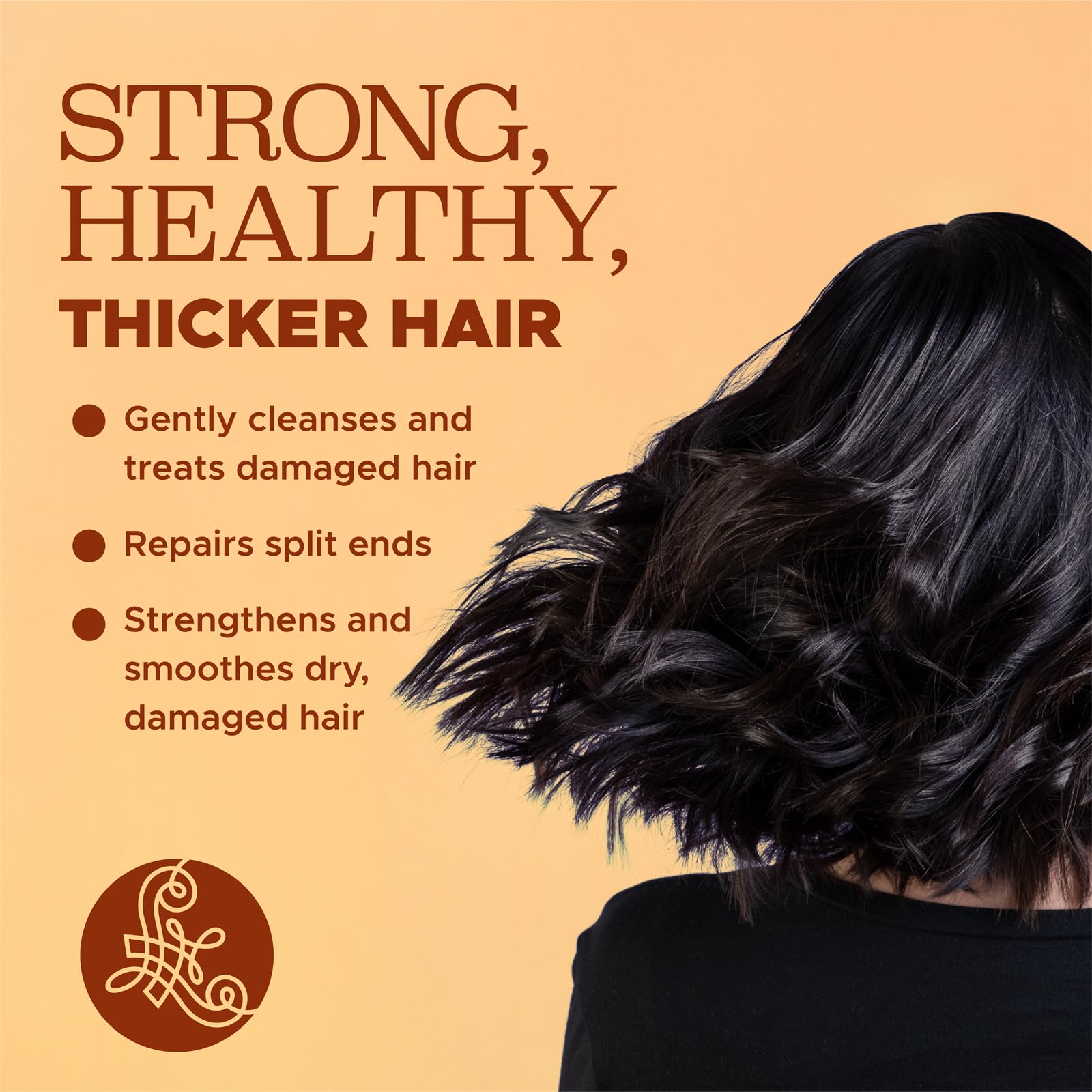 Luseta Turmeric & Collagen Hair Serum For Damaged And Thining Hair, Strengthening Oil Treatment Preventing Breakage For Women An