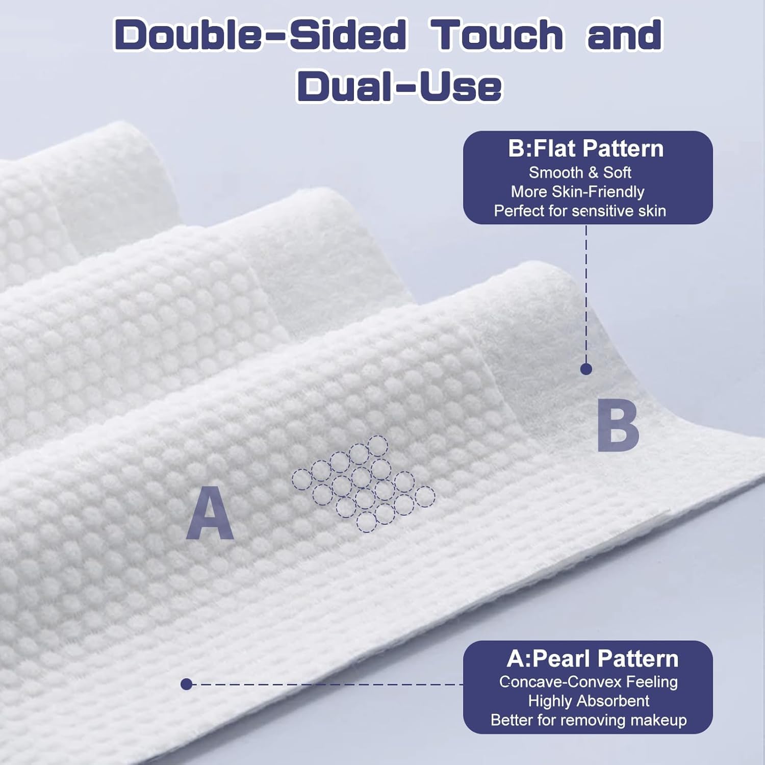 Disposable Face Towel, 600 Count Face Towels, For Washing Soft Cotton Dry Wipes Facial Cloths Towelettes For Washing And Drying,