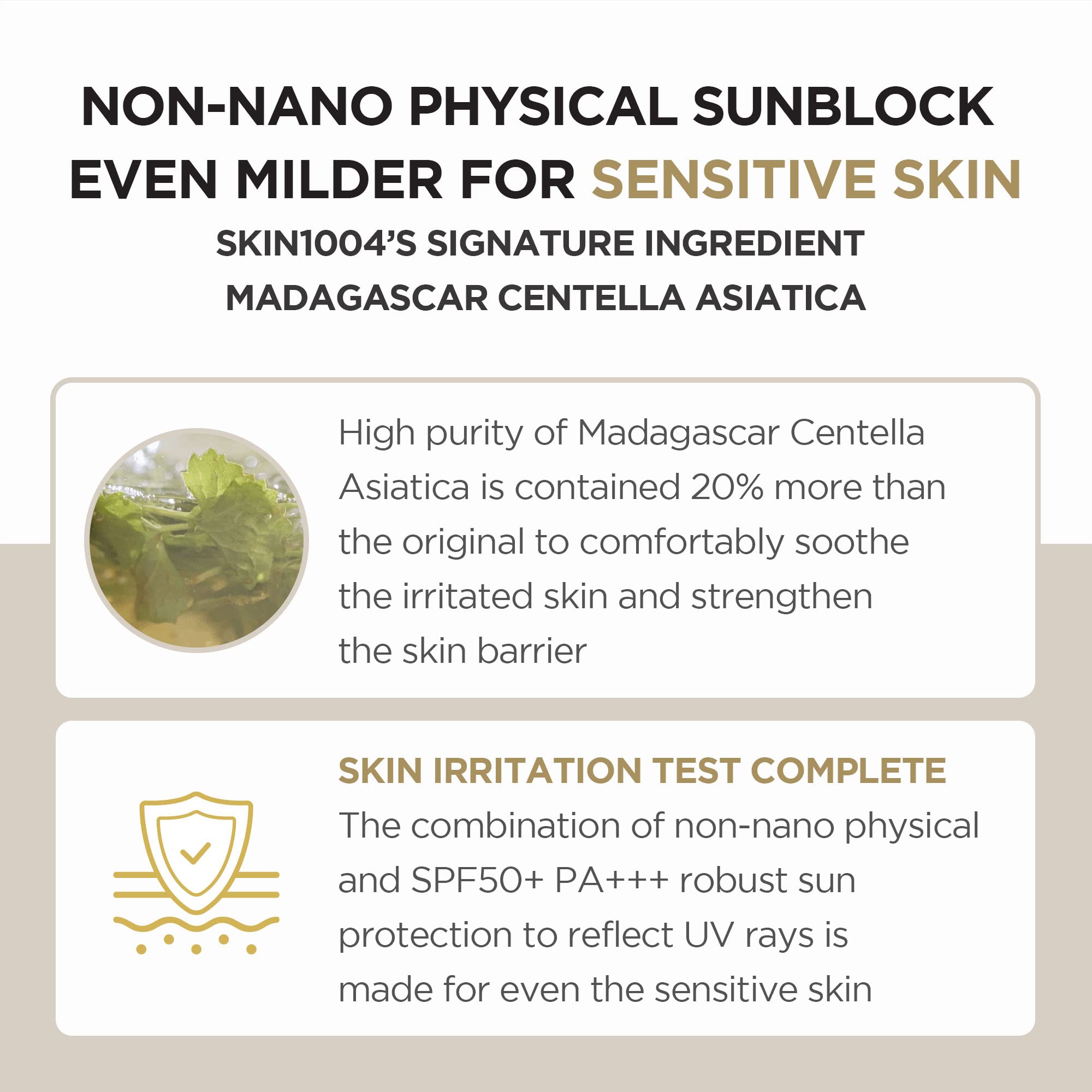 Skin1004 Madagascar Centella Air-Fit Suncream Plus 1.69 Fl. Oz (50Ml)