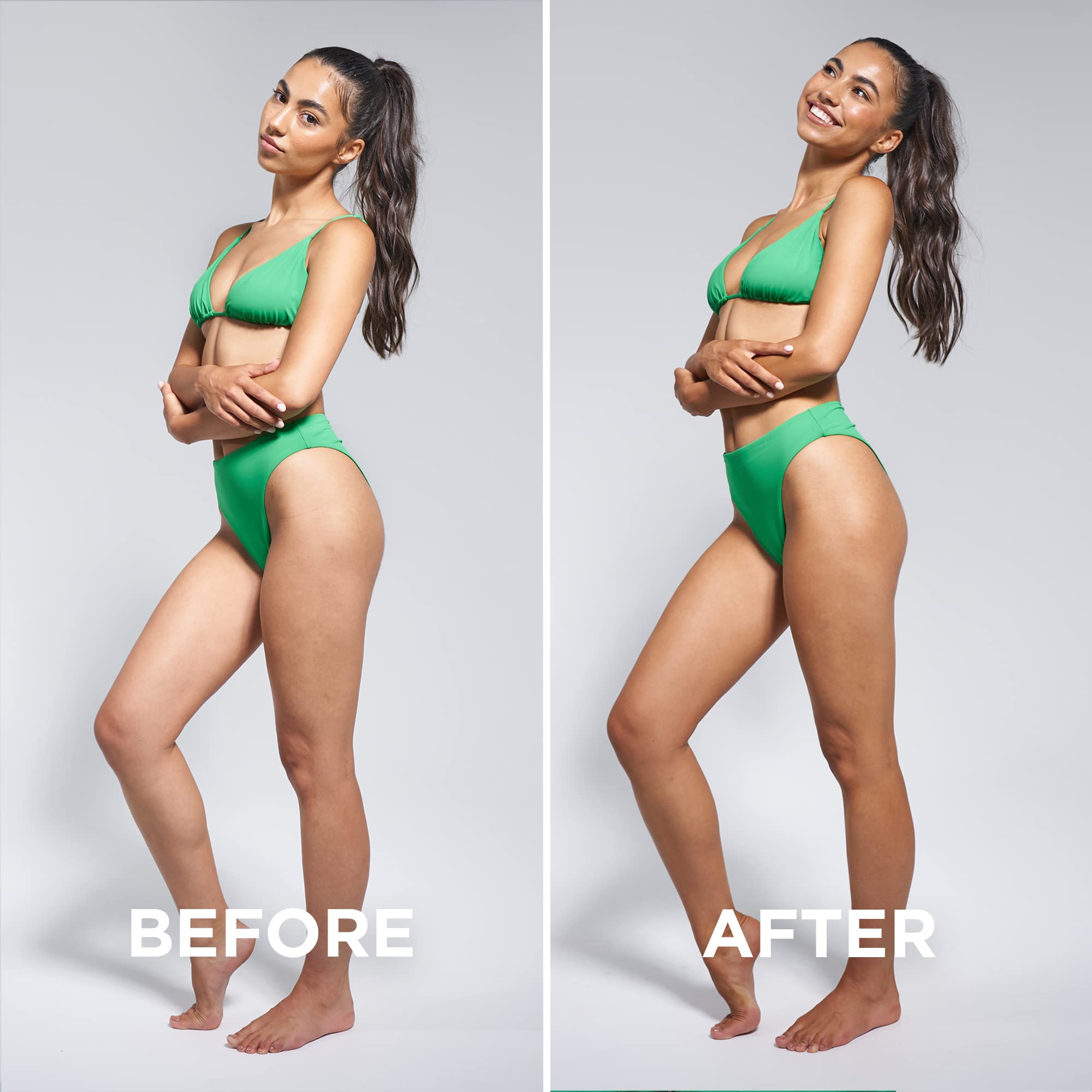 Bondi Sands Technocolor Emerald 1 Hour Express Self Tanning Foam|Best For Medium Skin Tones Looking To Achieve A Deep, Olive Ton