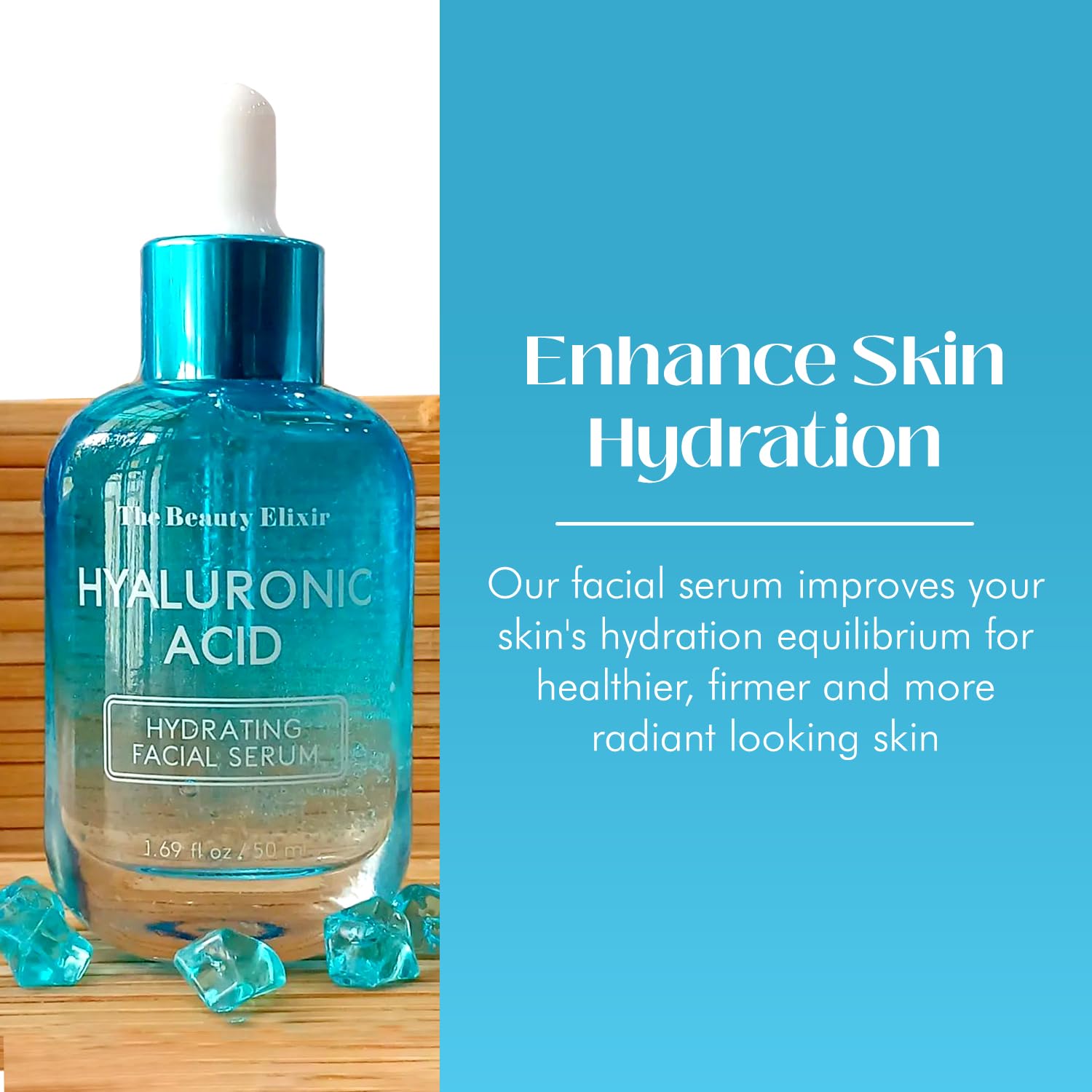 Hyaluronic Acid Serum For Face - Anti Aging, Rejuvenating & Hydrating Facial Serum - Reduces Wrinkles & Fine Lines, Evens & Rest