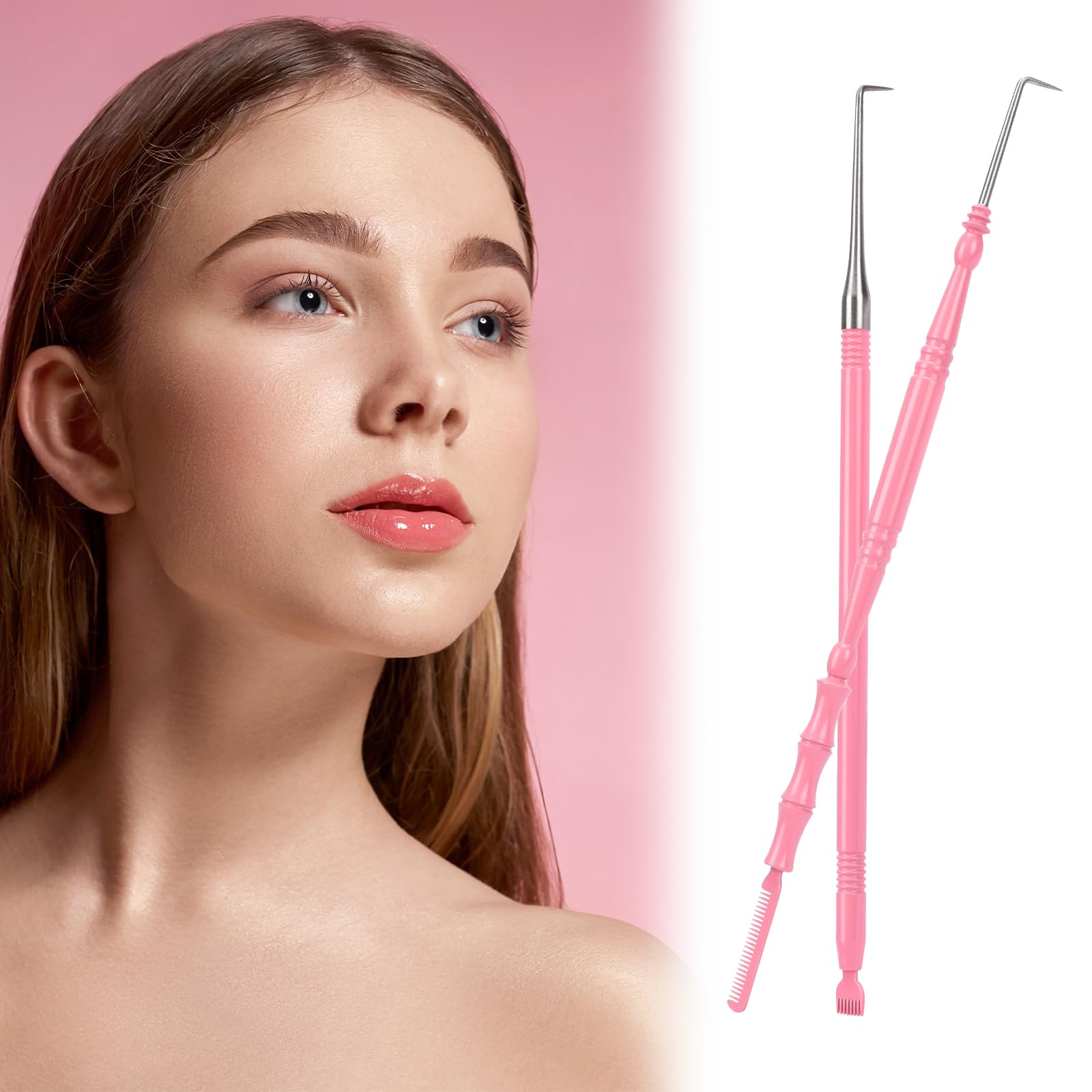 2 In 1 Lash Lift Tool Kit,Stainless Steel Lash Lift And Tint Kit Professional Lash Lift Supplies Metal Lash Lift Rods Eyelash Se