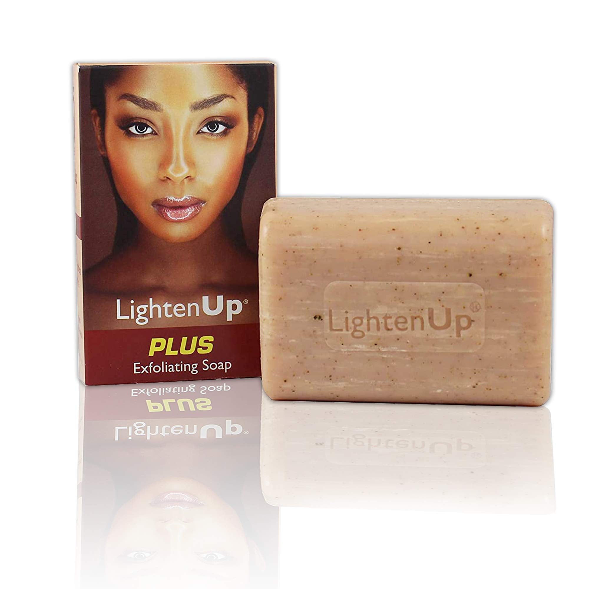 OMIC LightenUp, Exfoliating Soap - 200g / 7fl oz - Skin Brightening Soap, Cleansing Bar, Formulated to Fade Dark Spots, with Apr