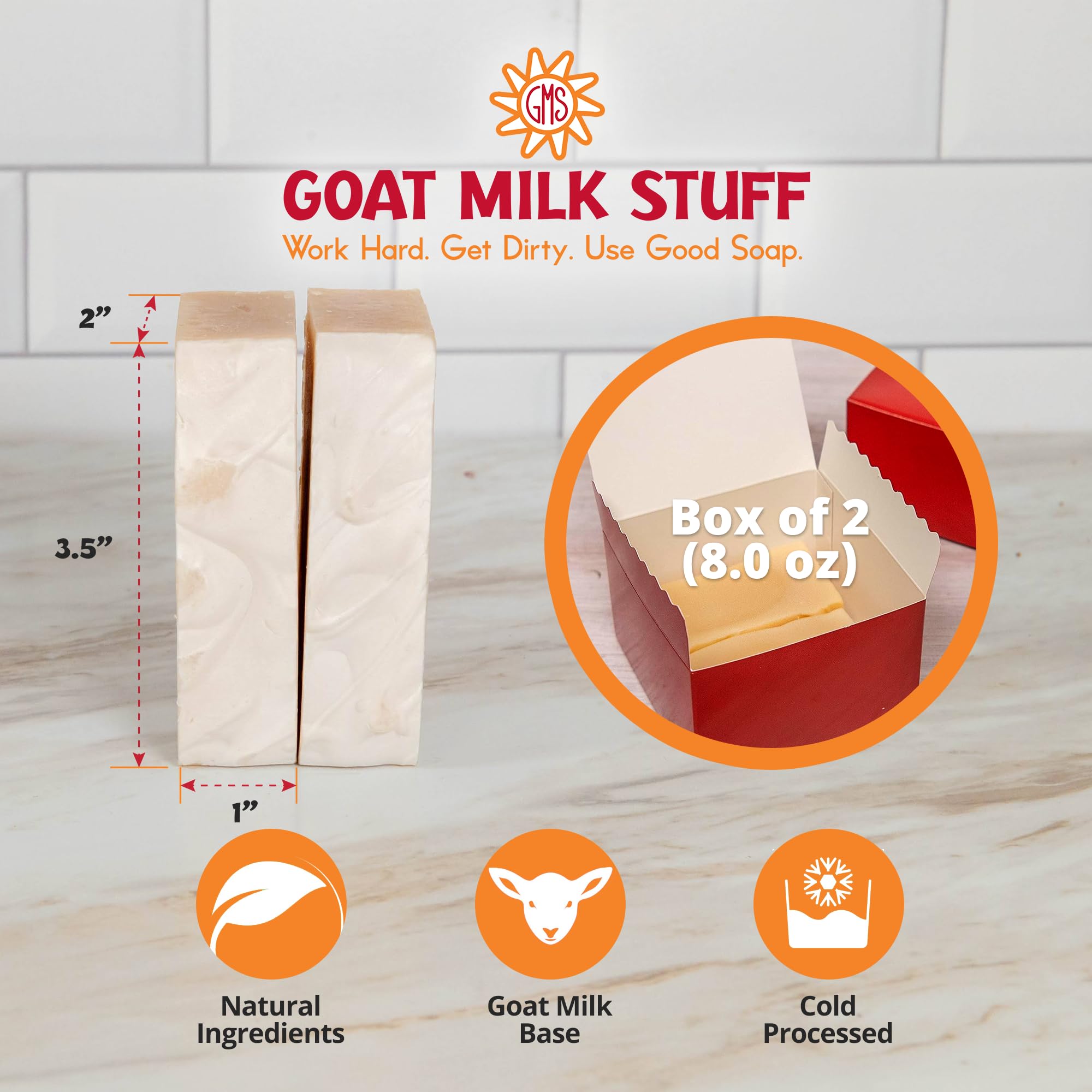 Goat Milk Stuff Rosemary Mint Goat Milk Soap - Natural Soap Bar, Gifts For Men And Women, Gentle For Both Face And Body, Handmad