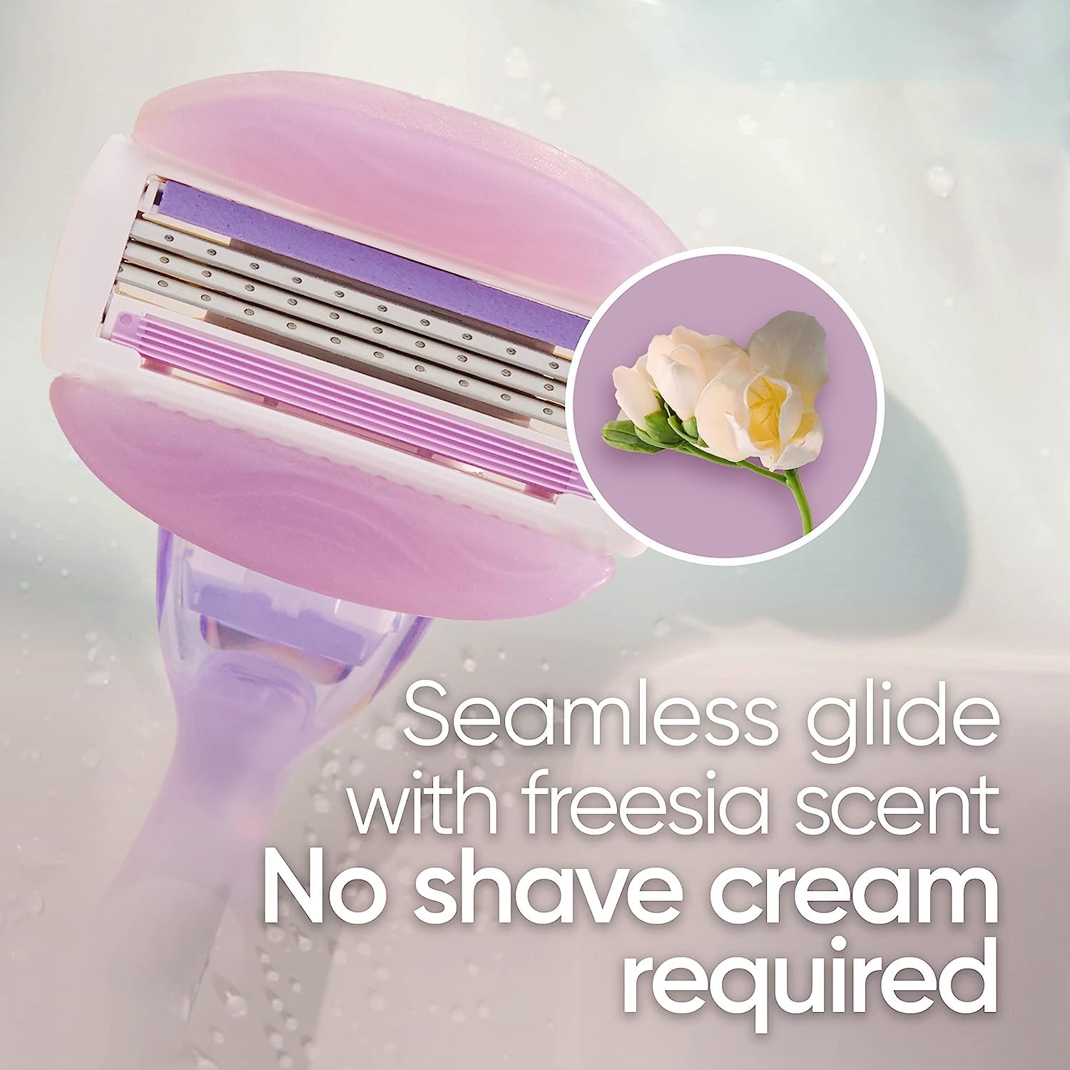 Gillette Venus Comfortglide Freesia Women'S Razor - 1 Handle + 2 Refills