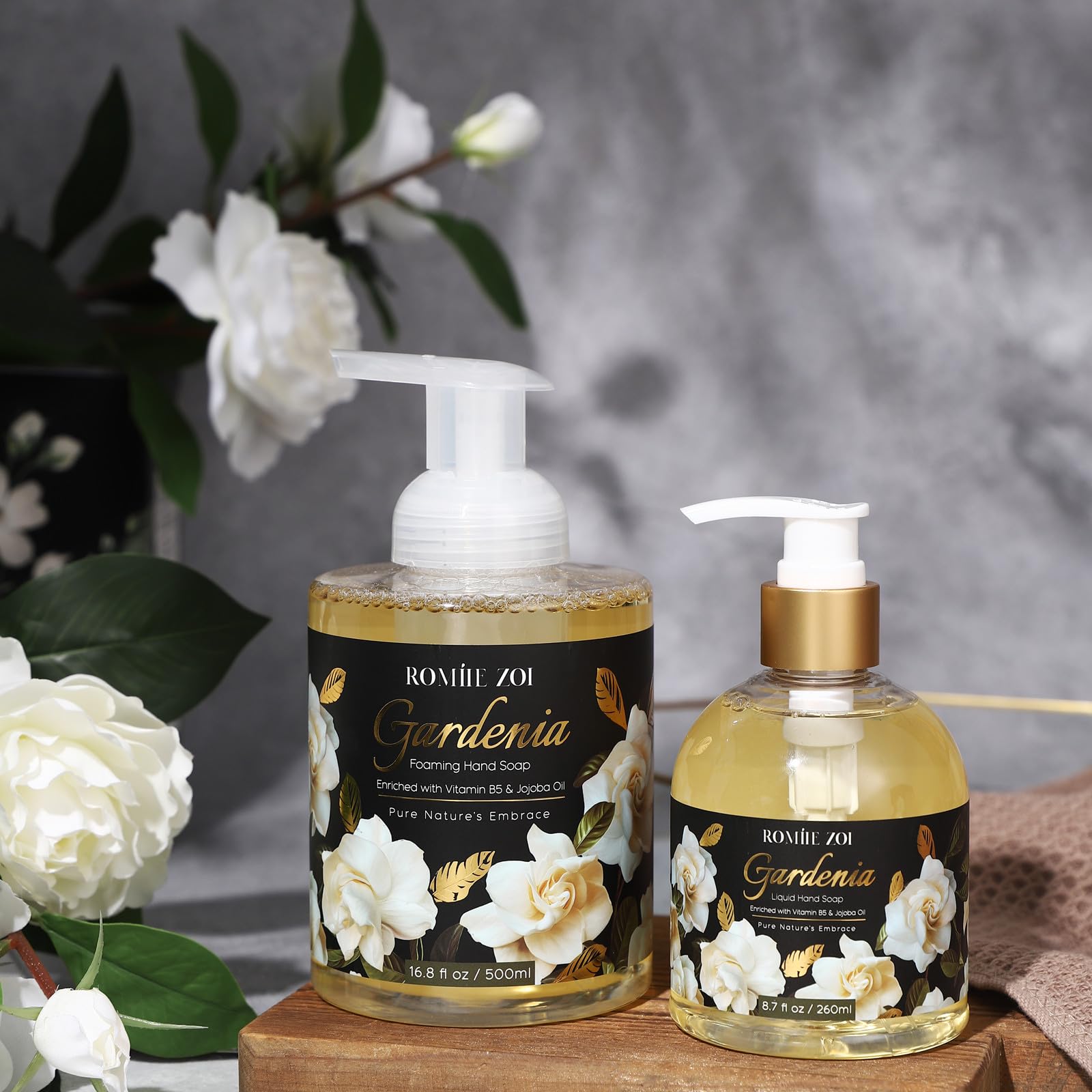 Romiie Zoi Liquid Hand Soap With Gift Box - Gardenia - 260Ml/ 8.7 Fl.Oz