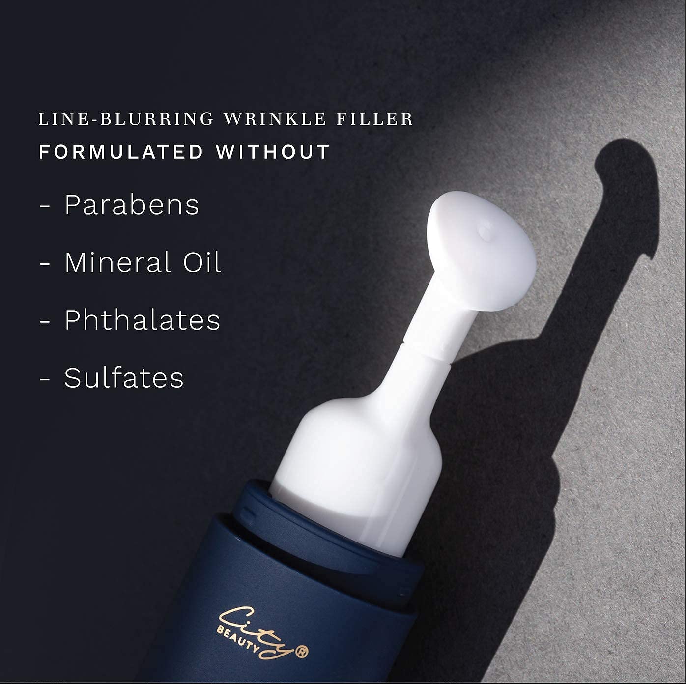 City Beauty Line-Blurring Wrinkle Filler - Instant Spot Treatment For Wrinkles & Fine Lines - Firm & Smooth - Clean Formula With