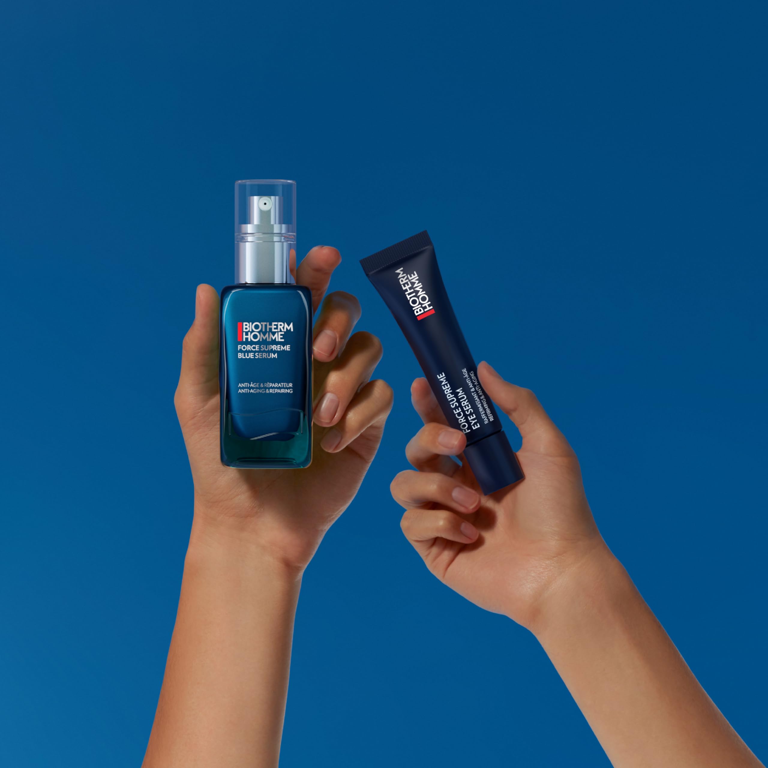 Biotherm Homme Force Supreme Eye Serum For Men, Helps Fight Wrinkles, Dark Circles And Puffy Eyes, Enriched With Blue Algae & Pr