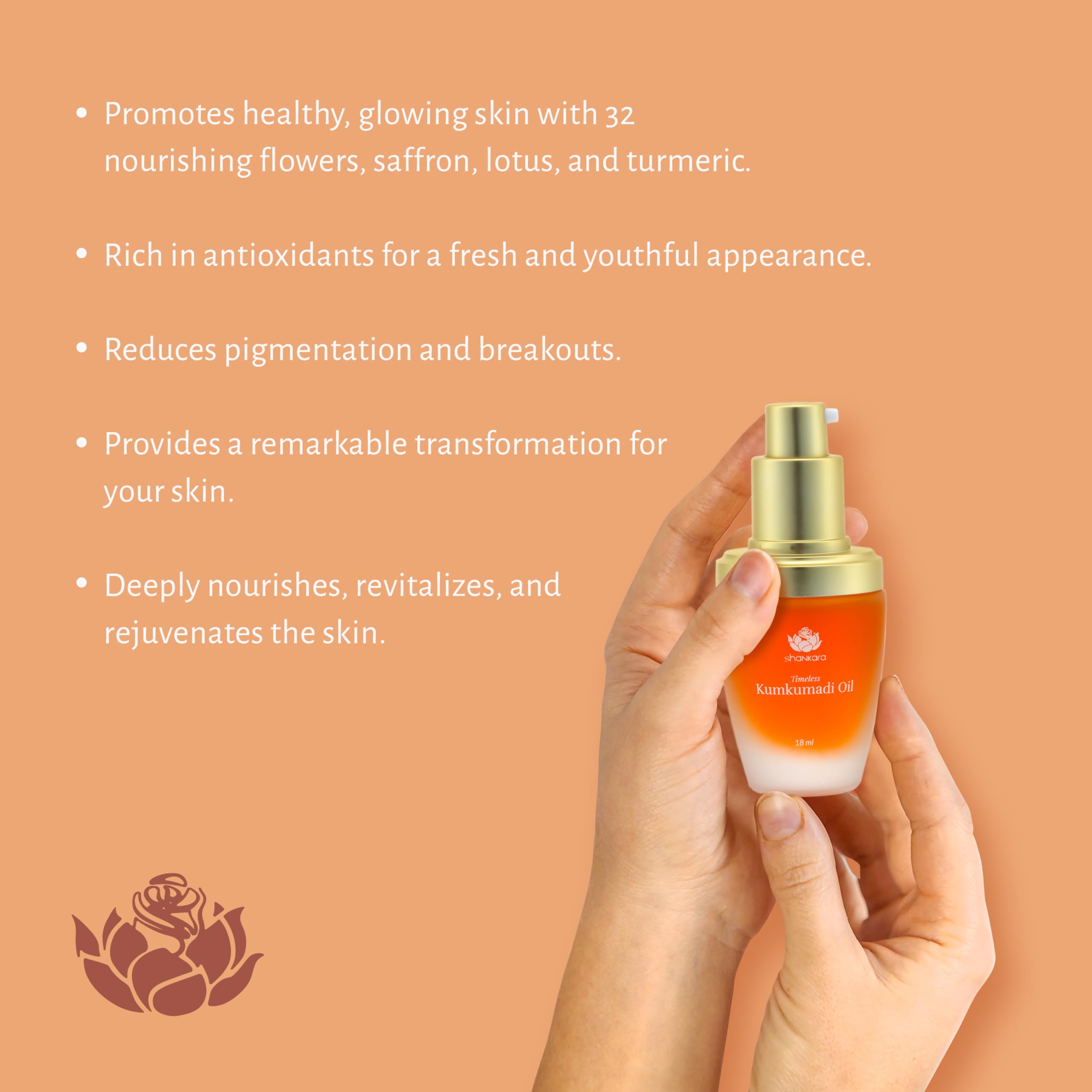 Shankara Kumkumadi Oil With Pure Saffron And Ayurvedic Herbs - Dark Spot Remover Facial Oil For Hydrated And Moisturized Skin -