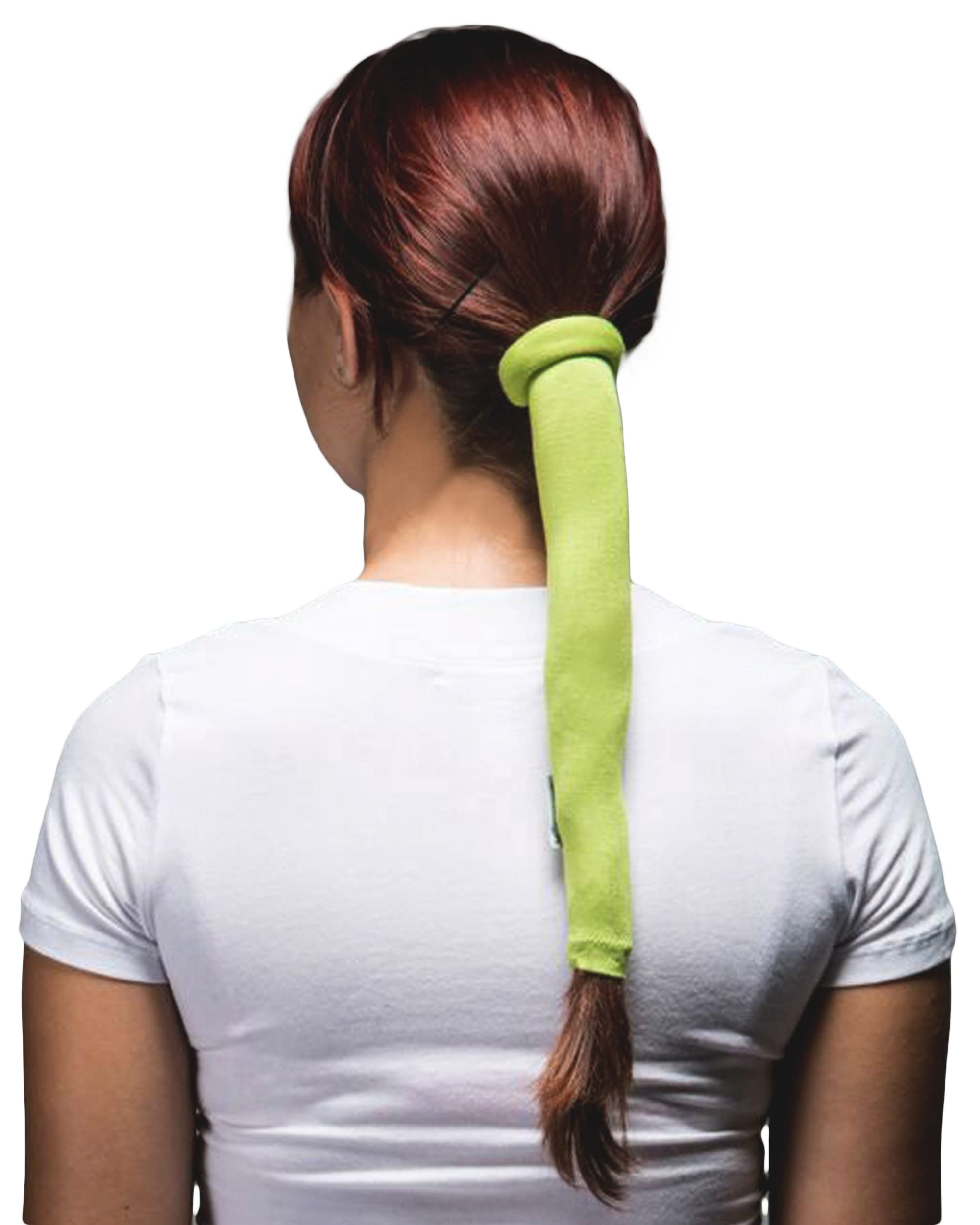 Wrapter Sports Motorcycle Ponytail Wrap Lime Green