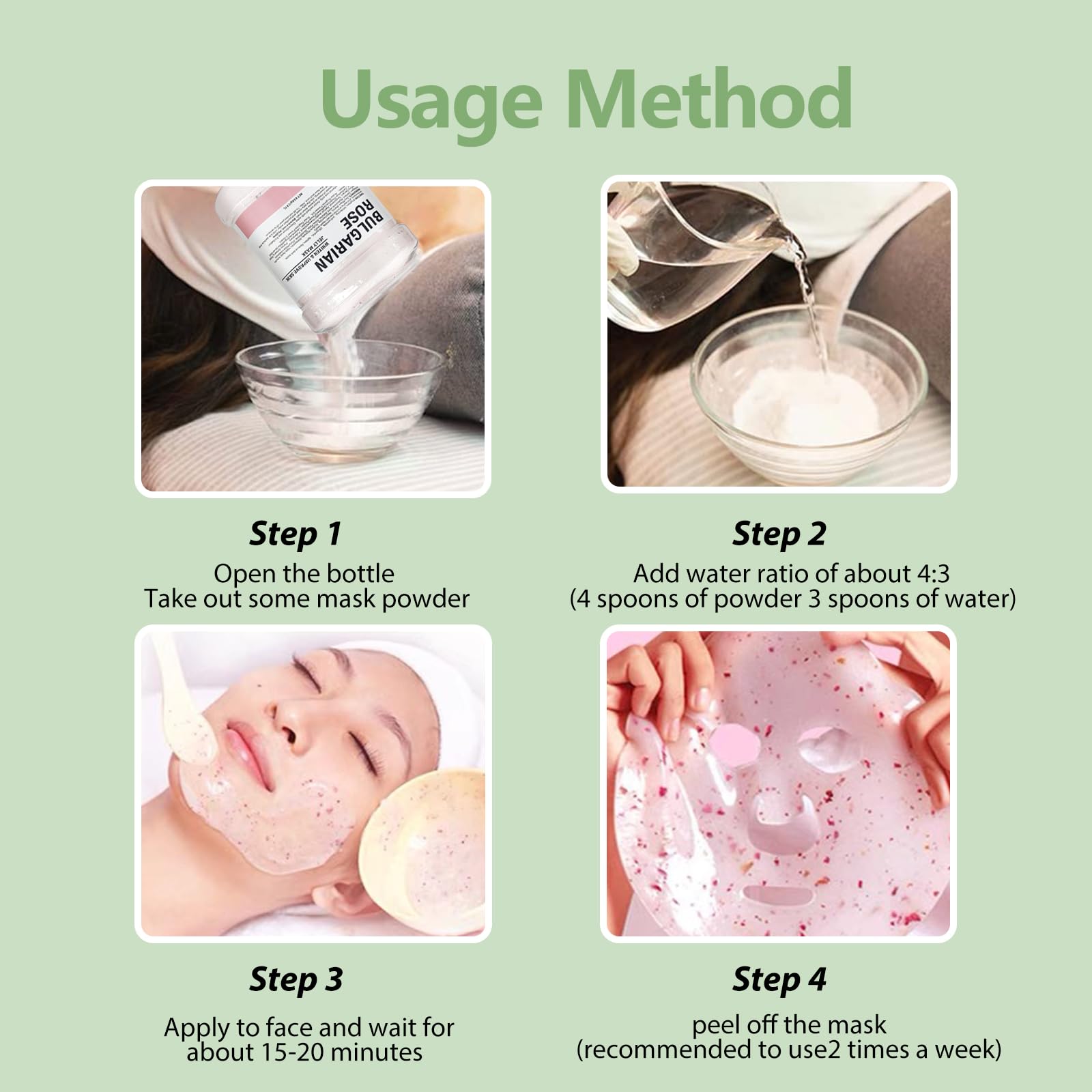 Fokiabin Jelly Mask For Facials Professional Natural Gel Face Masks,Hydrating Rubber Mask, 23 Fl Oz Jar Face Mask Skincare(Aloe