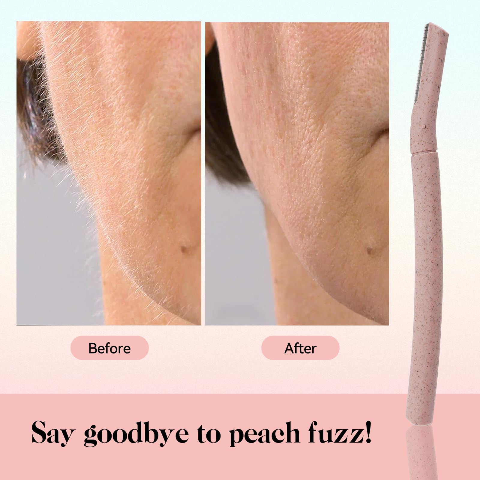 Erowzola Dermaplaning Tool, Eyebrow Razors For Women And Men, Eyebrow Trimmer With Precision Cover Facial Shaver, Face Peach Fuz