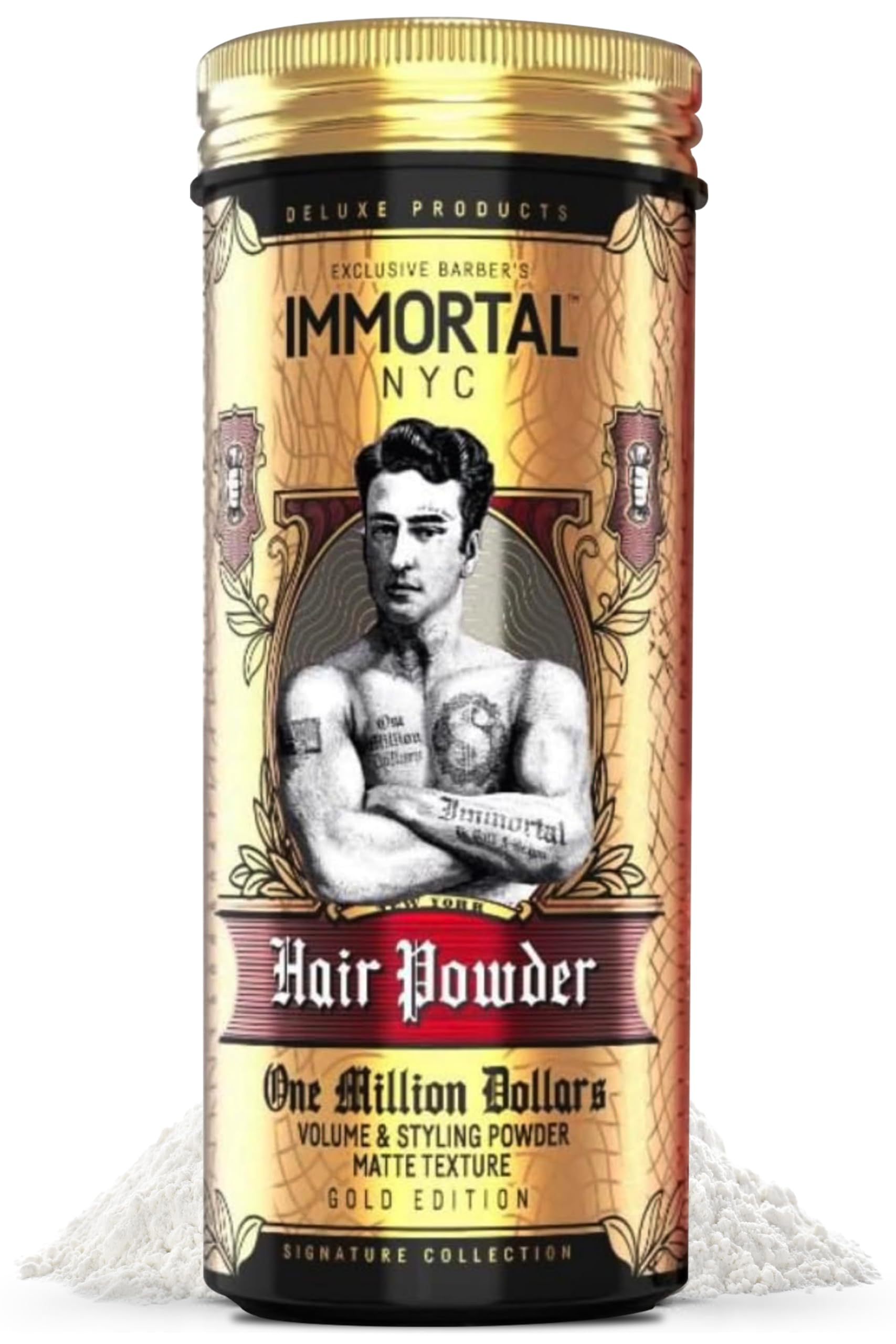 Immortal NYC 'The One In A Million Dollars (Unique Fragranced) TEXTURE/VOLUME POWDER- Extra Strong Flexible Hold - Natural Look 