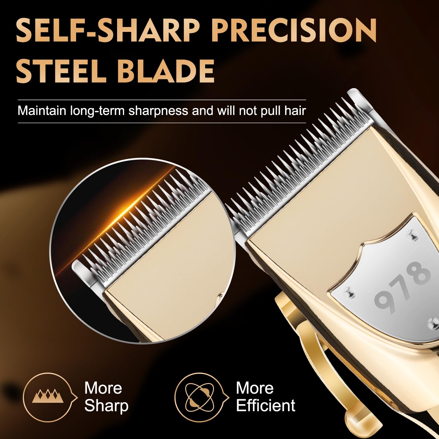 Suttik Hair Clippers For Men Professional, Cordless Beard Trimmer & Electric Shavers For Men, Mens Hair Clippers And Trimmer Kit