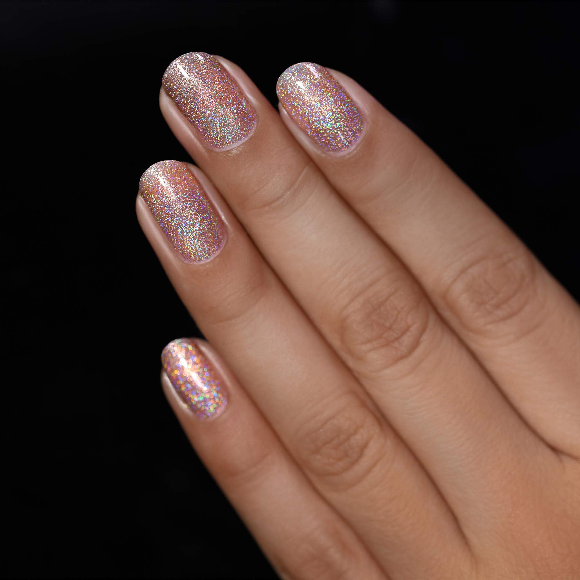 Ilnp Caroline - Glistening Rosy Copper Holographic Nail Polish