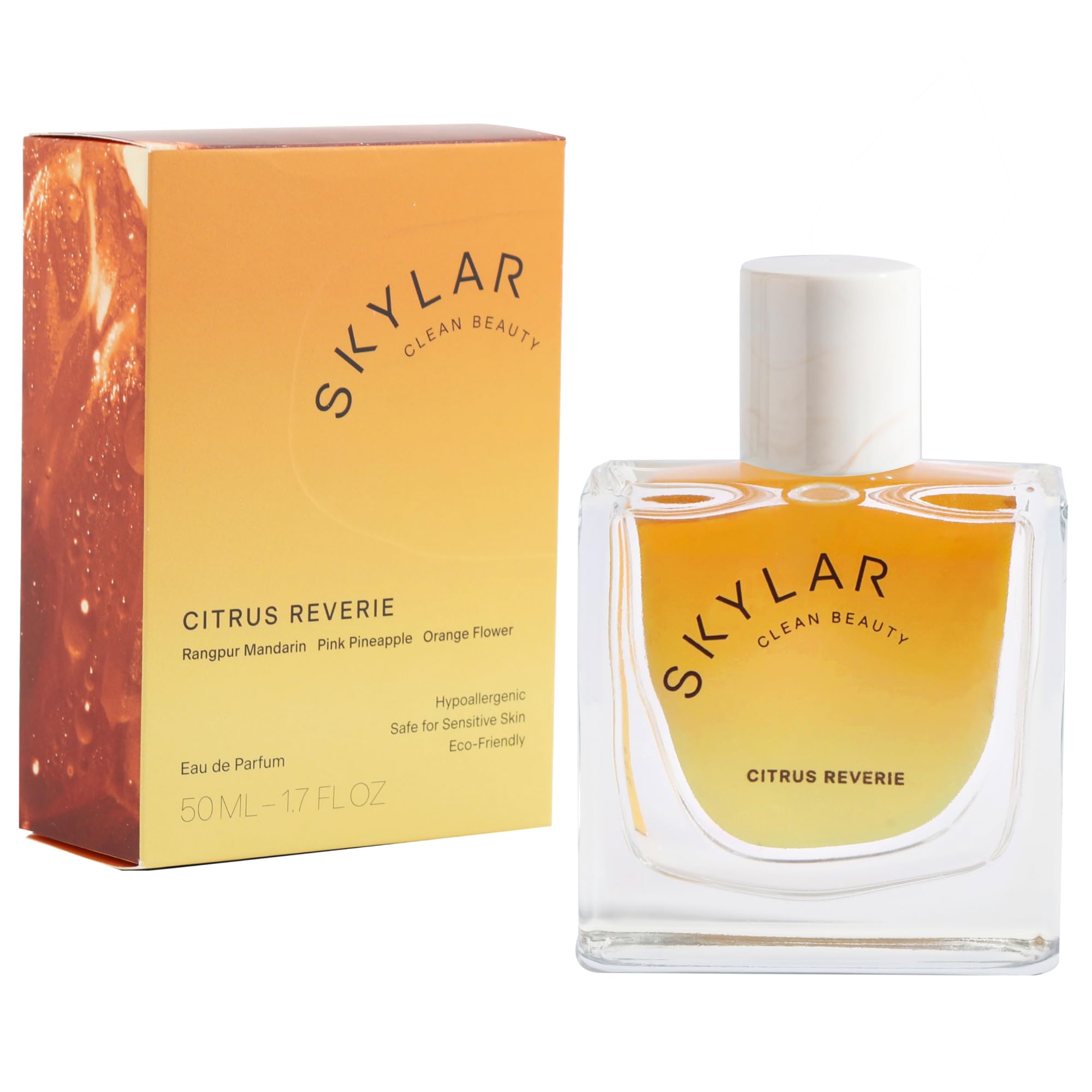 Skylar New Citrus Reverie Eau de Parfum-Hypoallergenic Clean Perfume for Women & Men, Vegan, Safe for Sensitive Skin-Fruity Flor