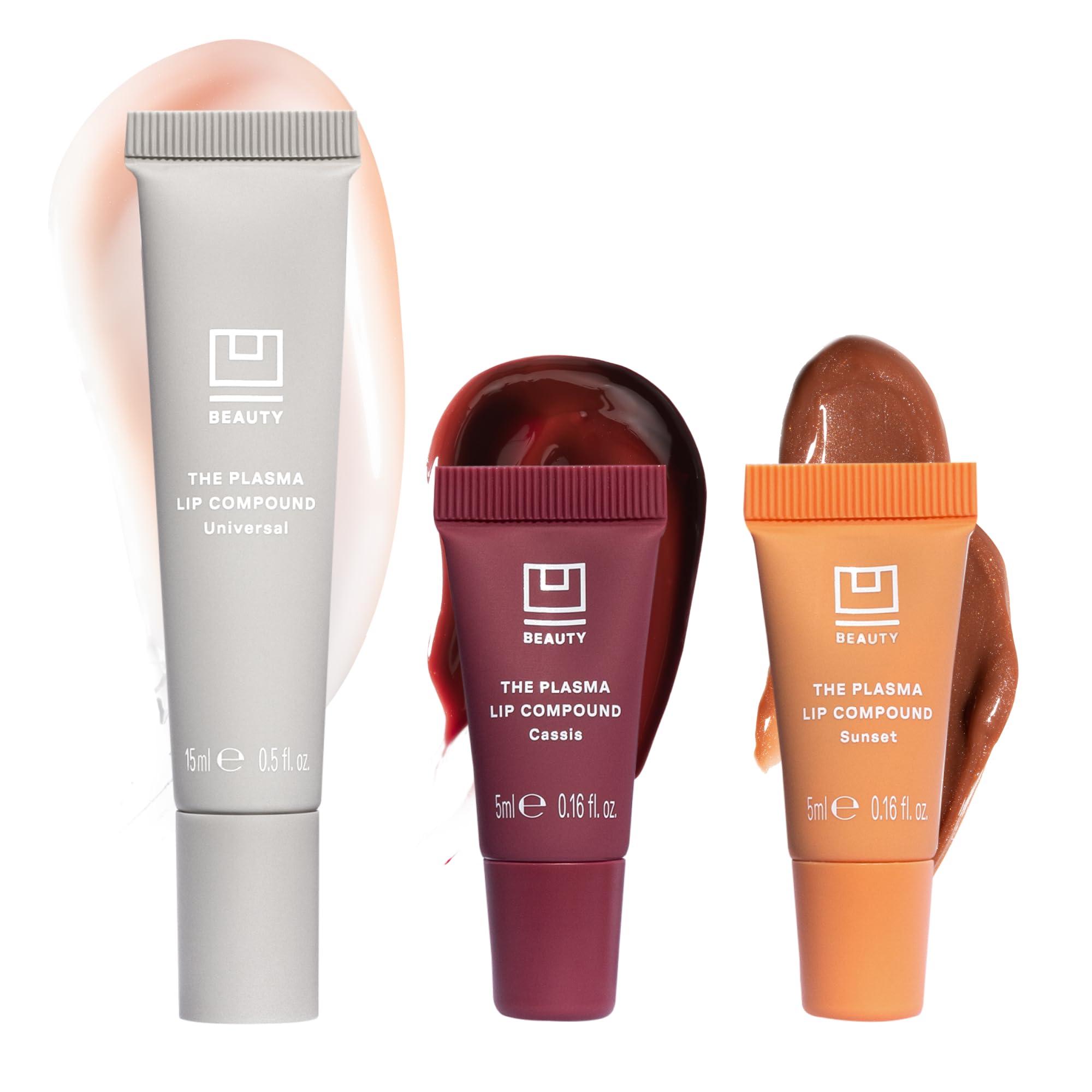 U Beauty The PLASMA Lip Compound Tinted - Plumping Lip treatment, Hyaluronic Acid & Shea Butter Deeply Hydrate - Salicylic Acid 